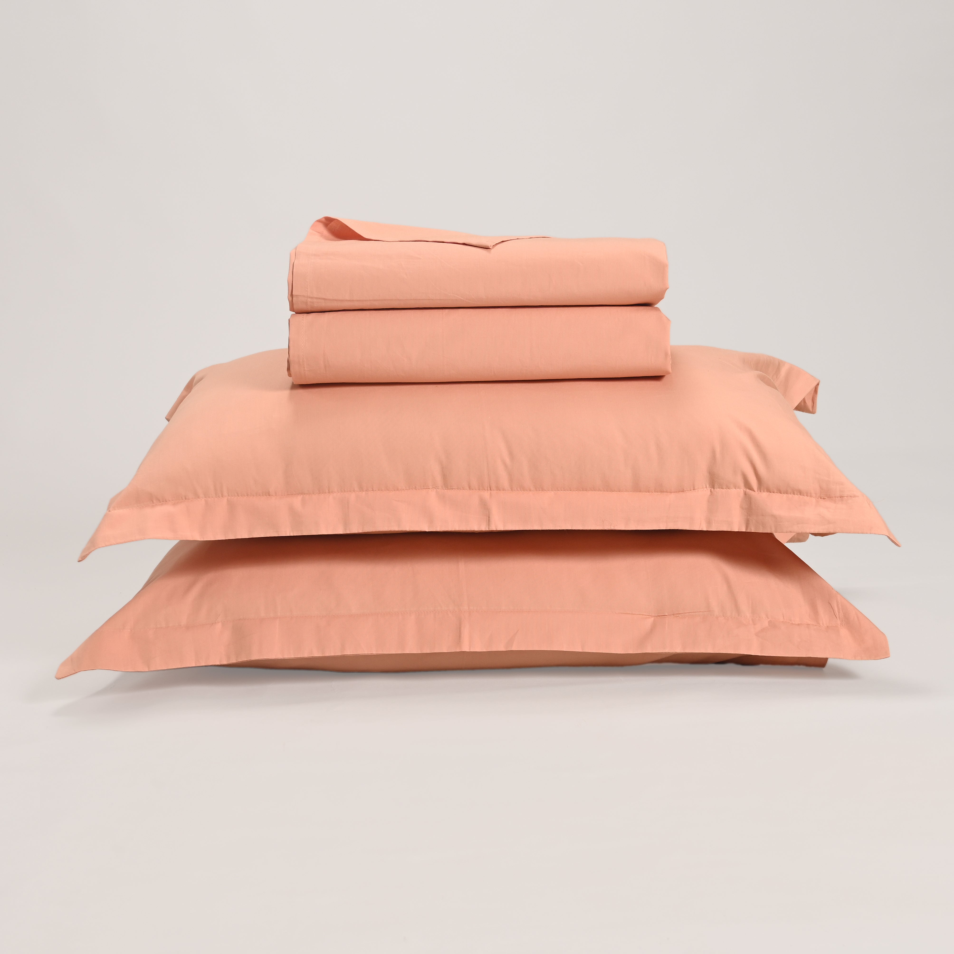 Regal Luxury Solid 300 TC Cotton Sheets - Soft, Breathable, and Durable Bedding Set