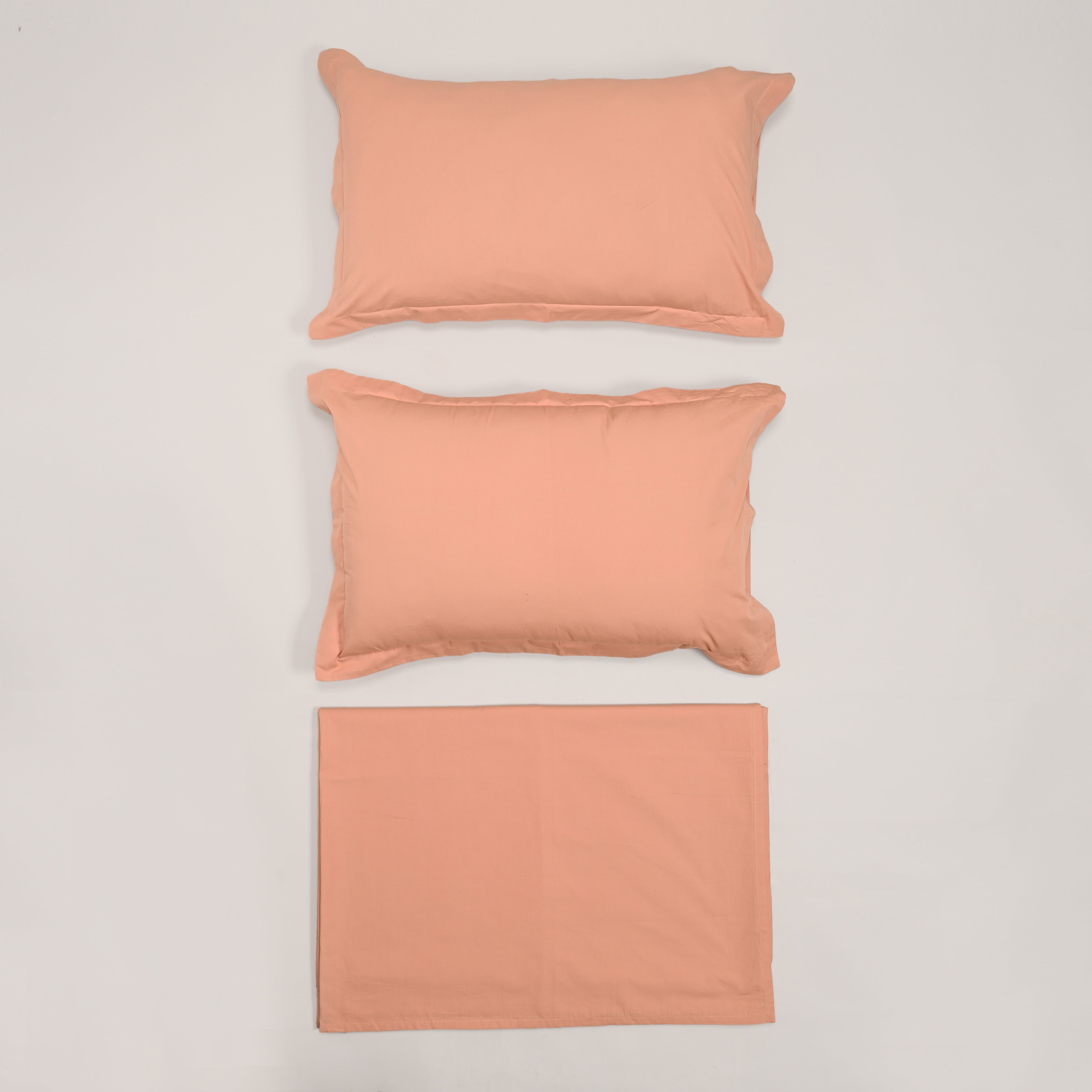 Regal Luxury Solid 300 TC Cotton Sheets - Soft, Breathable, and Durable Bedding Set