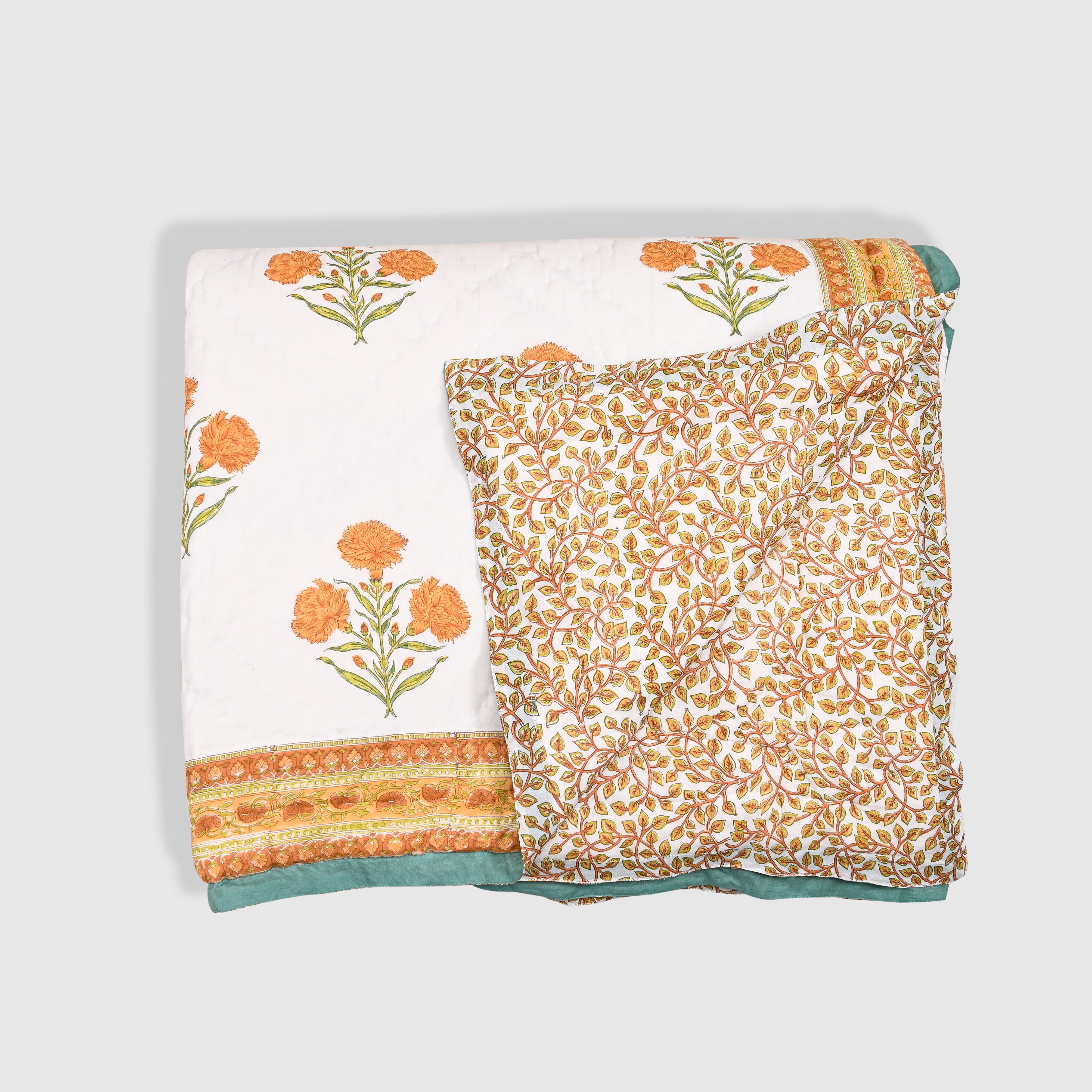 Bagh Premium Hand Made Jaipur Reversible Quilt