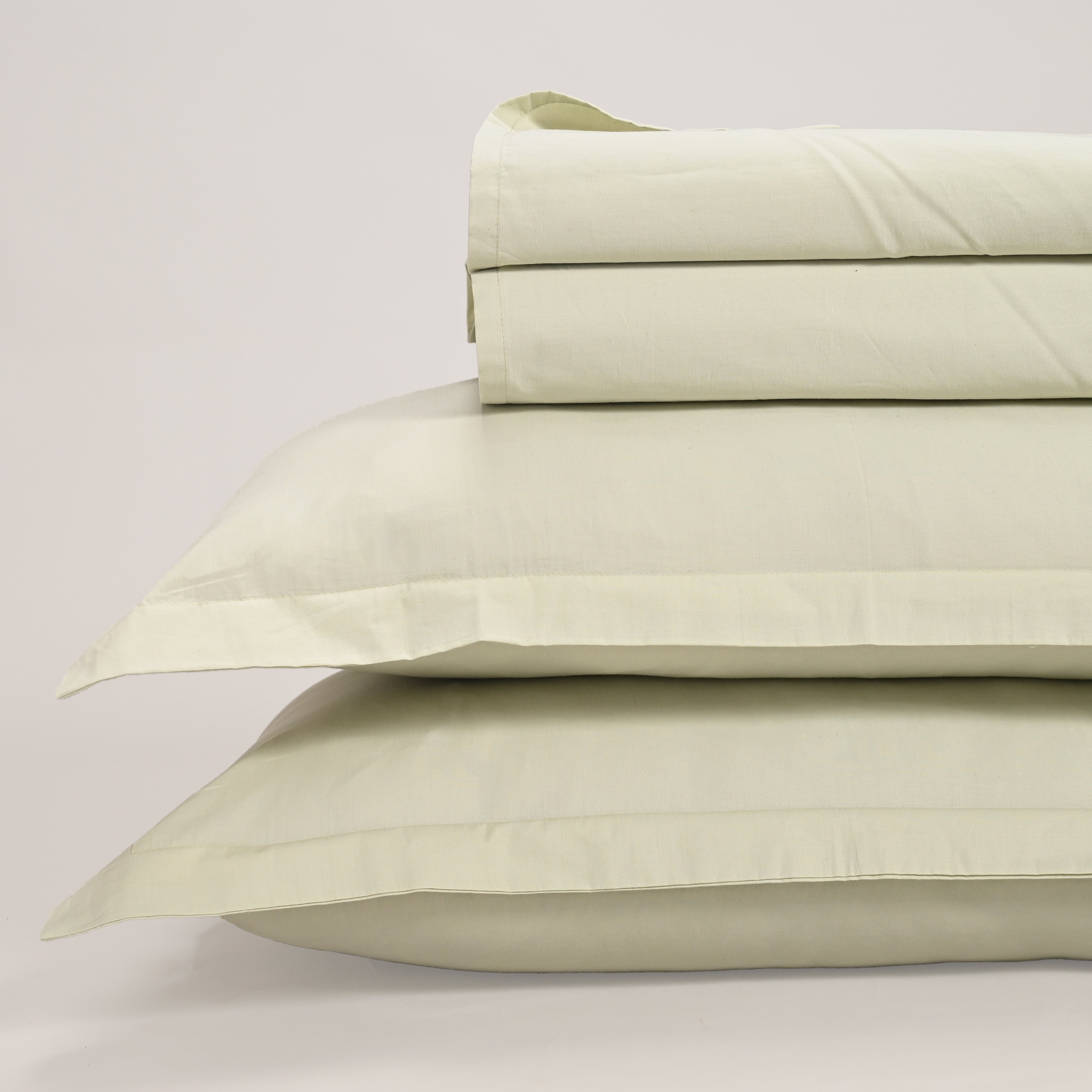 Regal Luxury Solid 300 TC Cotton Sheets - Soft, Breathable, and Durable Bedding Set