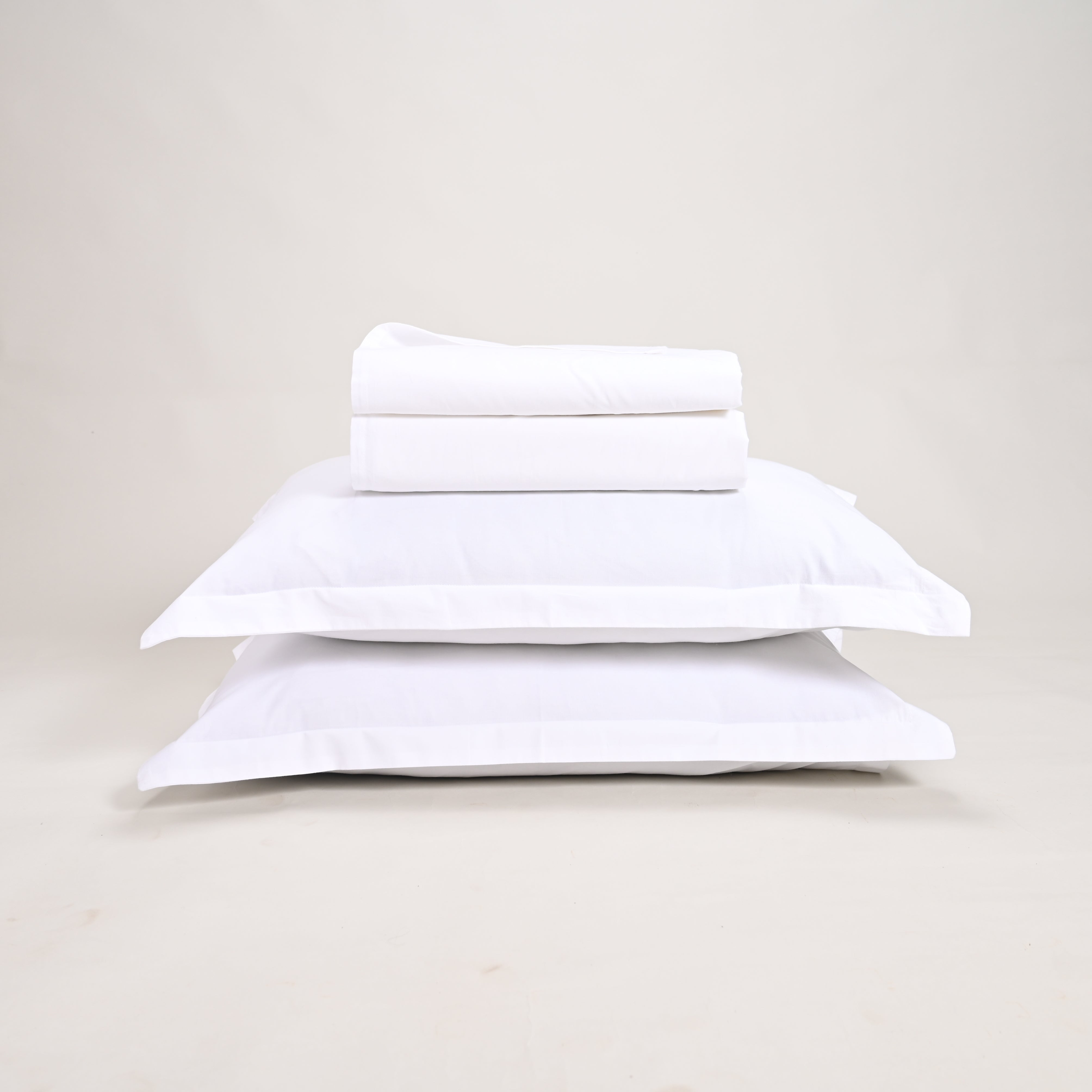 Regal Luxury Solid 300 TC Cotton Sheets - Soft, Breathable, and Durable Bedding Set