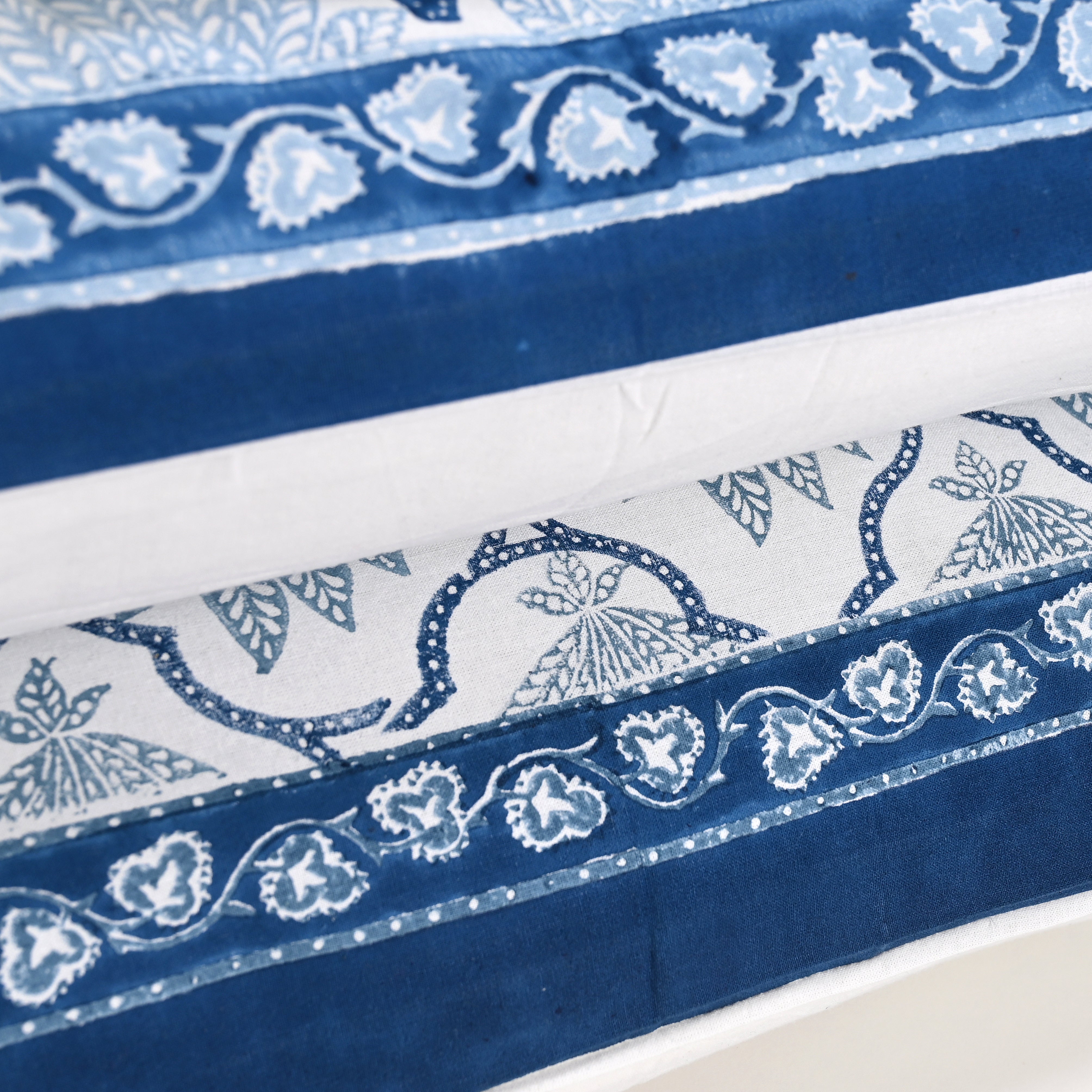 Ajrak Block Printed Bed Sheet set