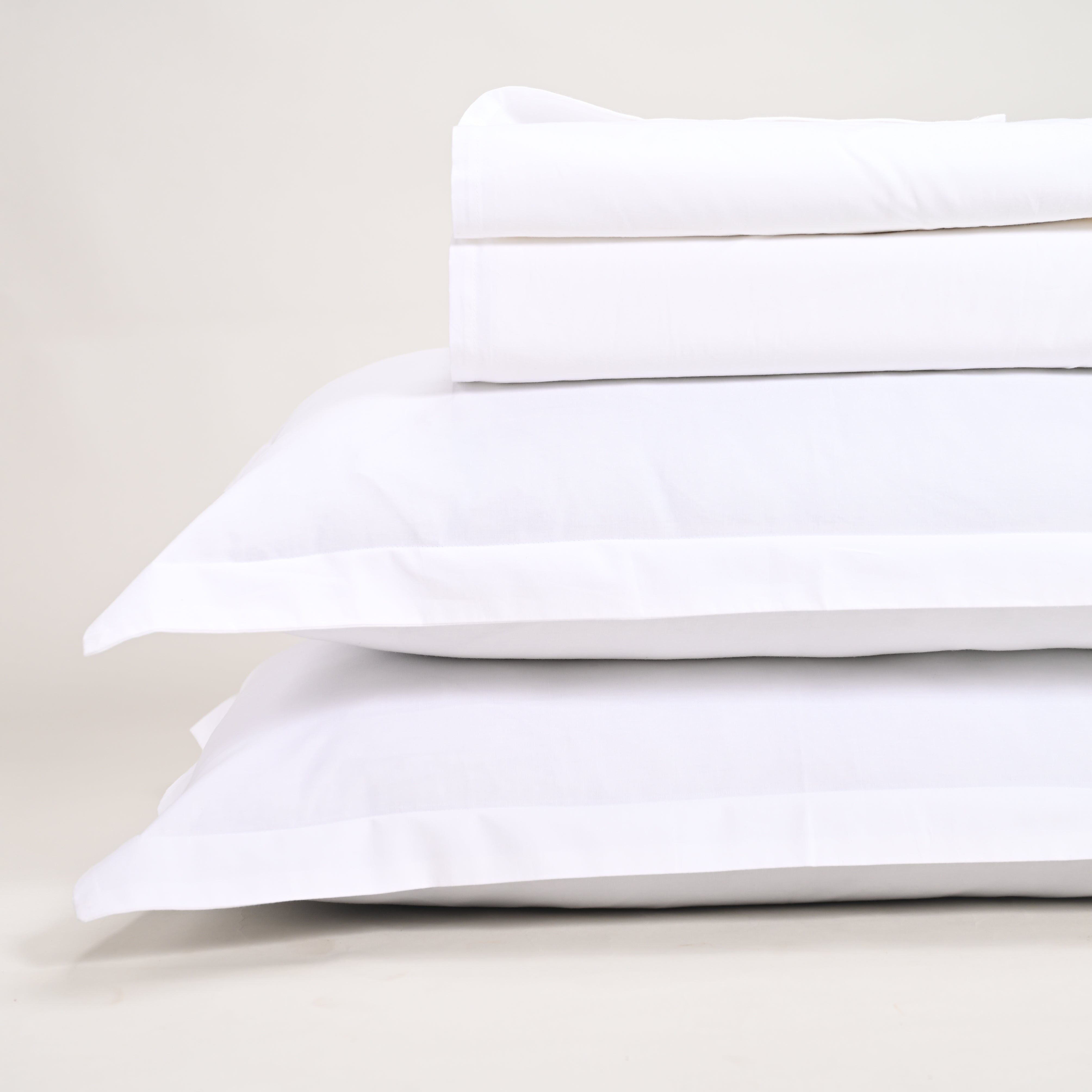 Regal Luxury Solid 300 TC Cotton Sheets - Soft, Breathable, and Durable Bedding Set