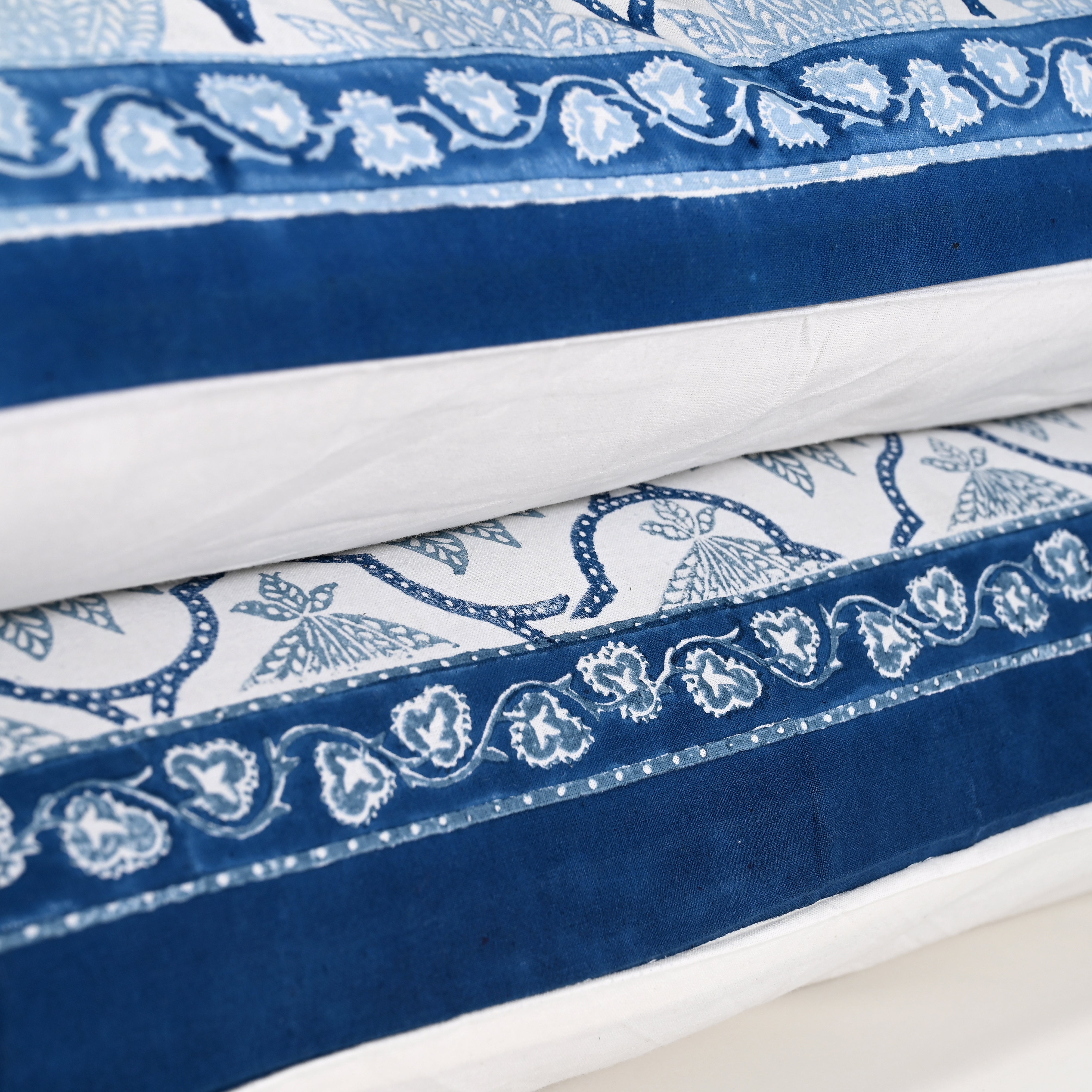 Ajrak Block Printed Bed Sheet set