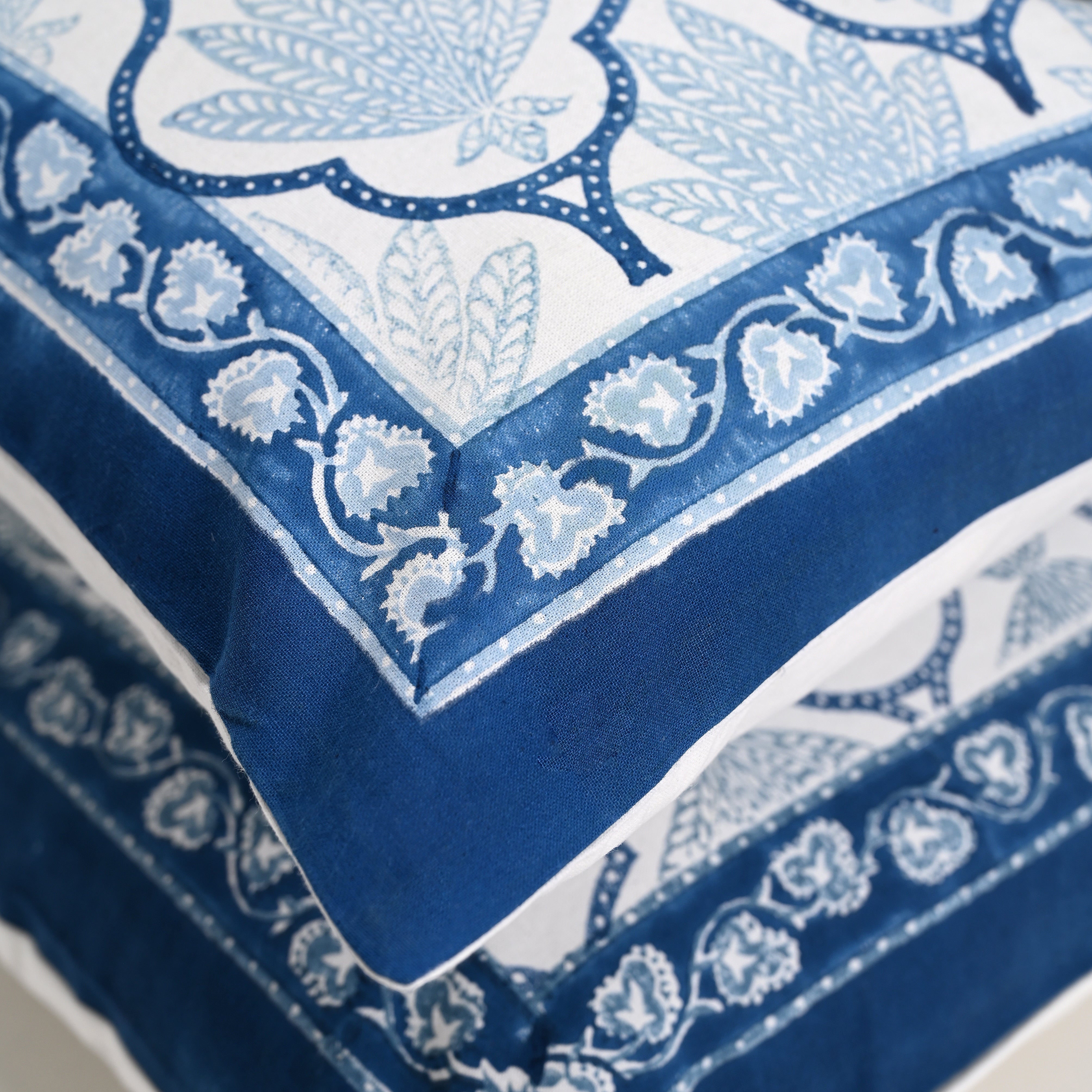 Ajrak Block Printed Bed Sheet set