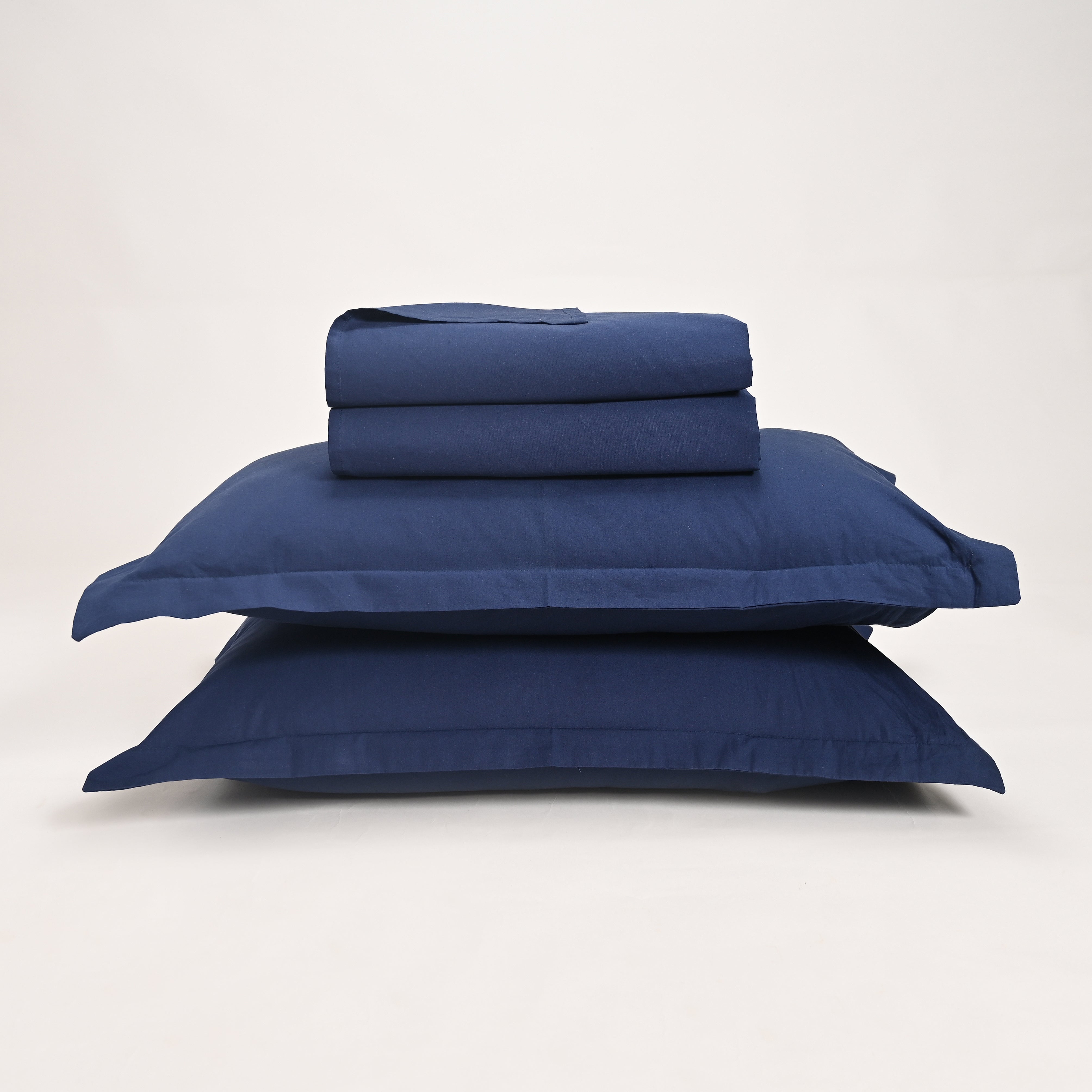 Regal Luxury Solid 300 TC Cotton Sheets - Soft, Breathable, and Durable Bedding Set