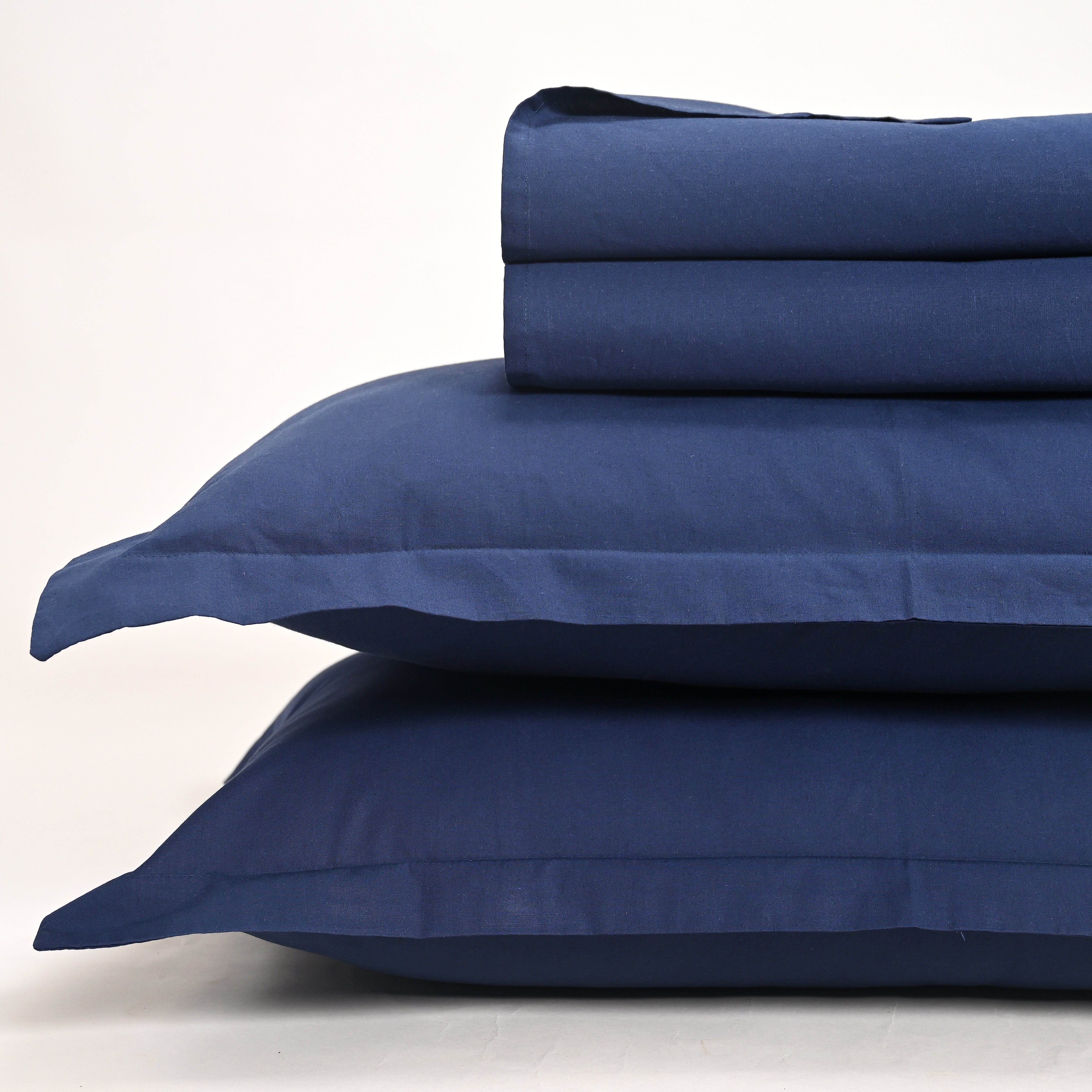 Regal Luxury Solid 300 TC Cotton Sheets - Soft, Breathable, and Durable Bedding Set