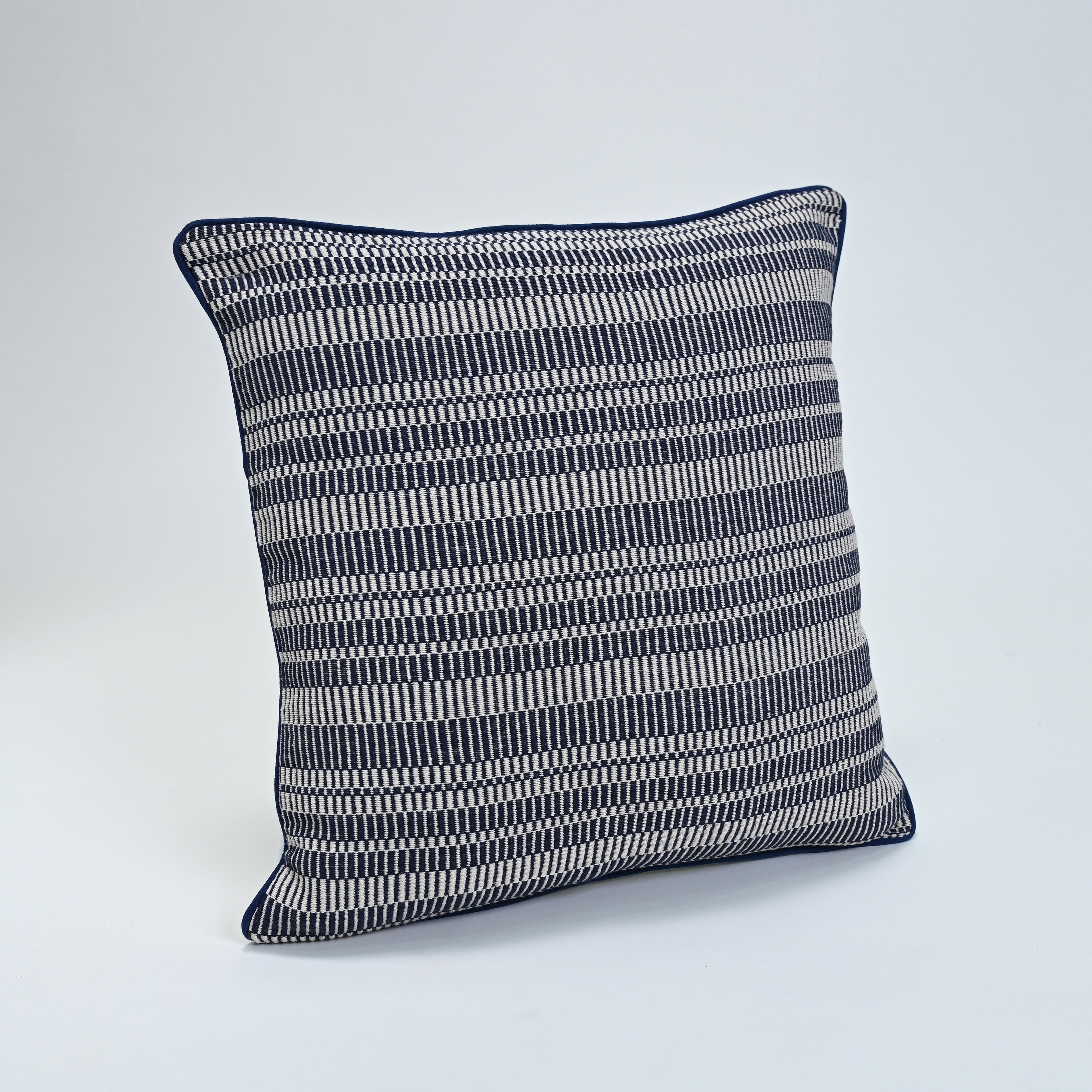 Regal Stripe Navy Cushion Cover
