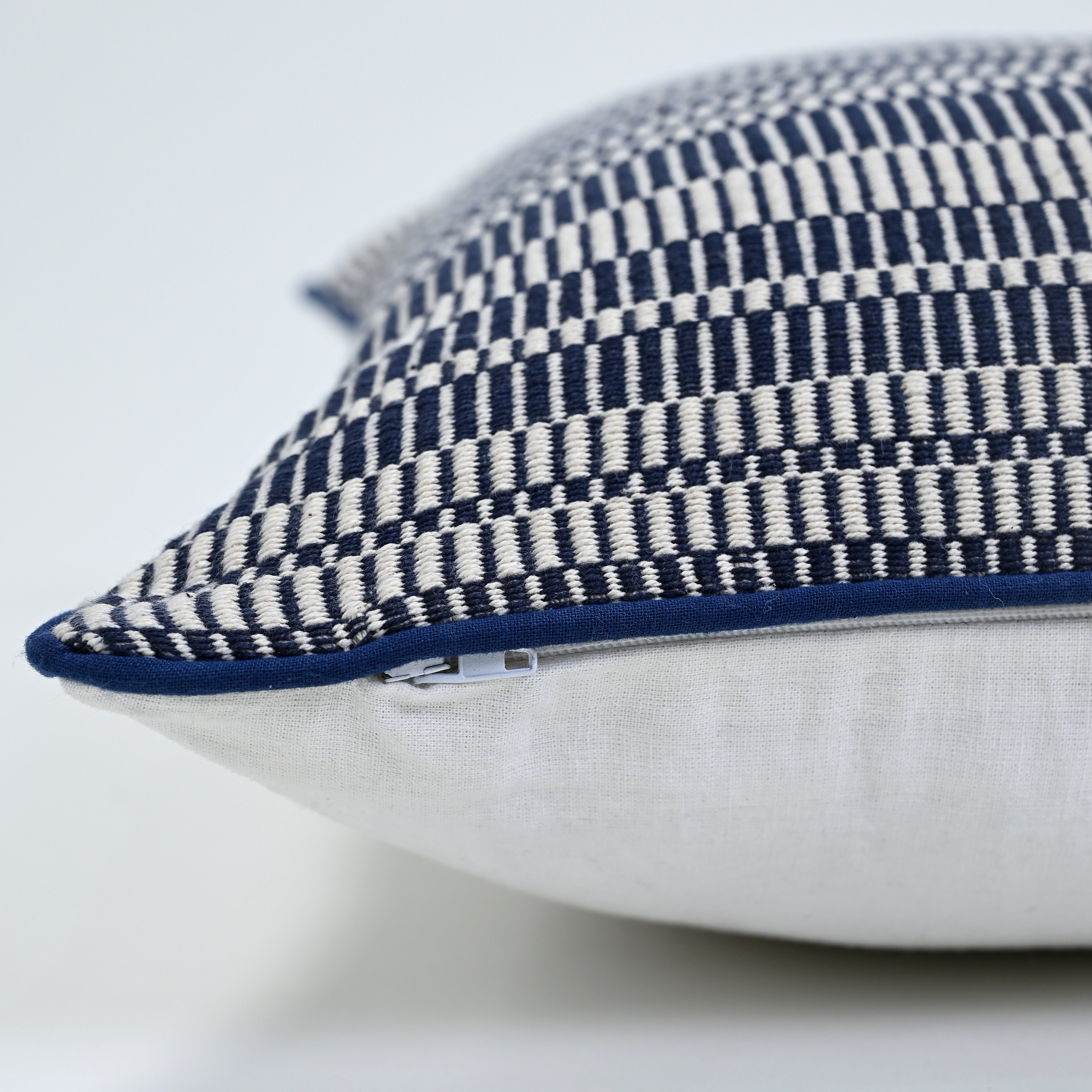 Regal Stripe Navy Cushion Cover