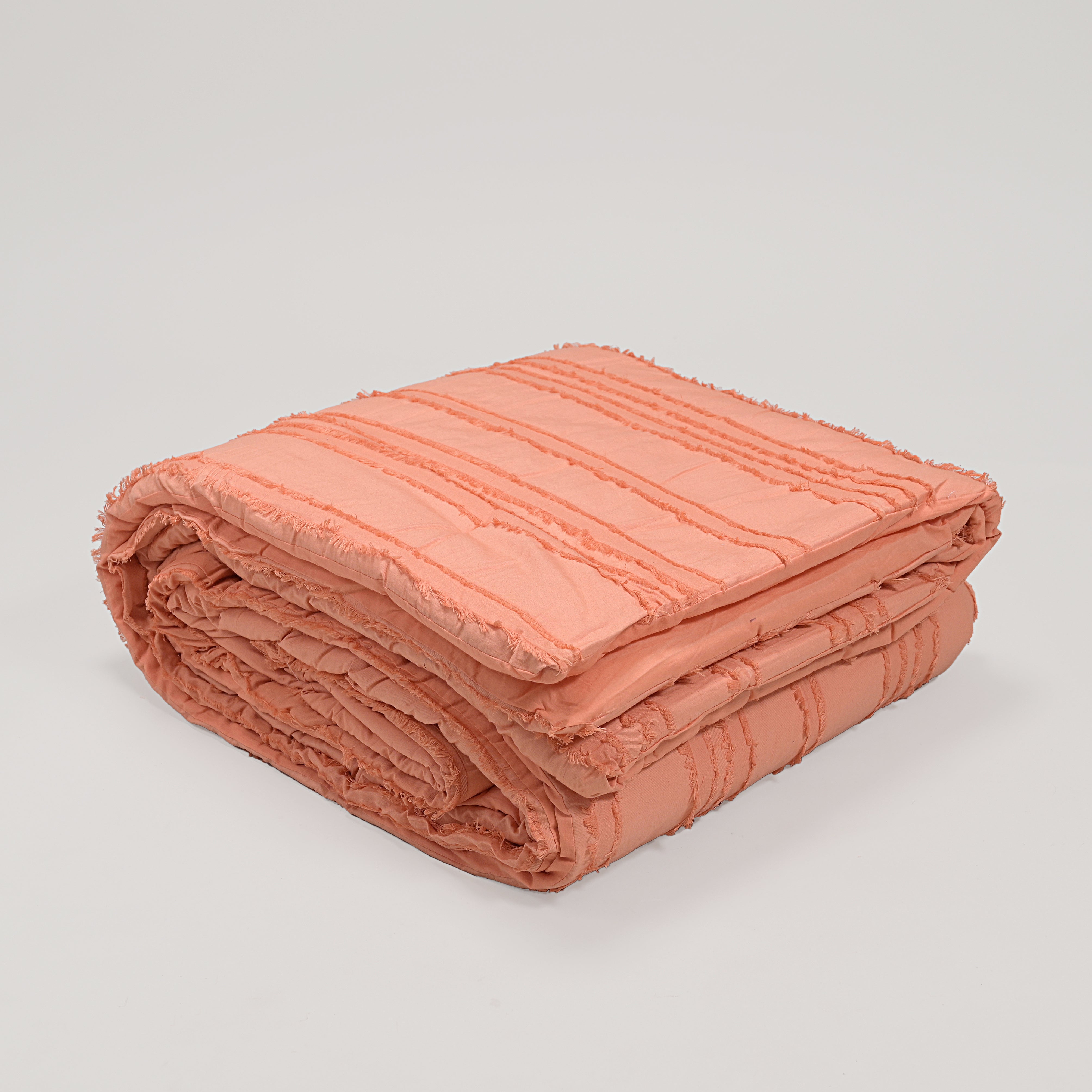 Fringe Comforter Set - 3 Pc