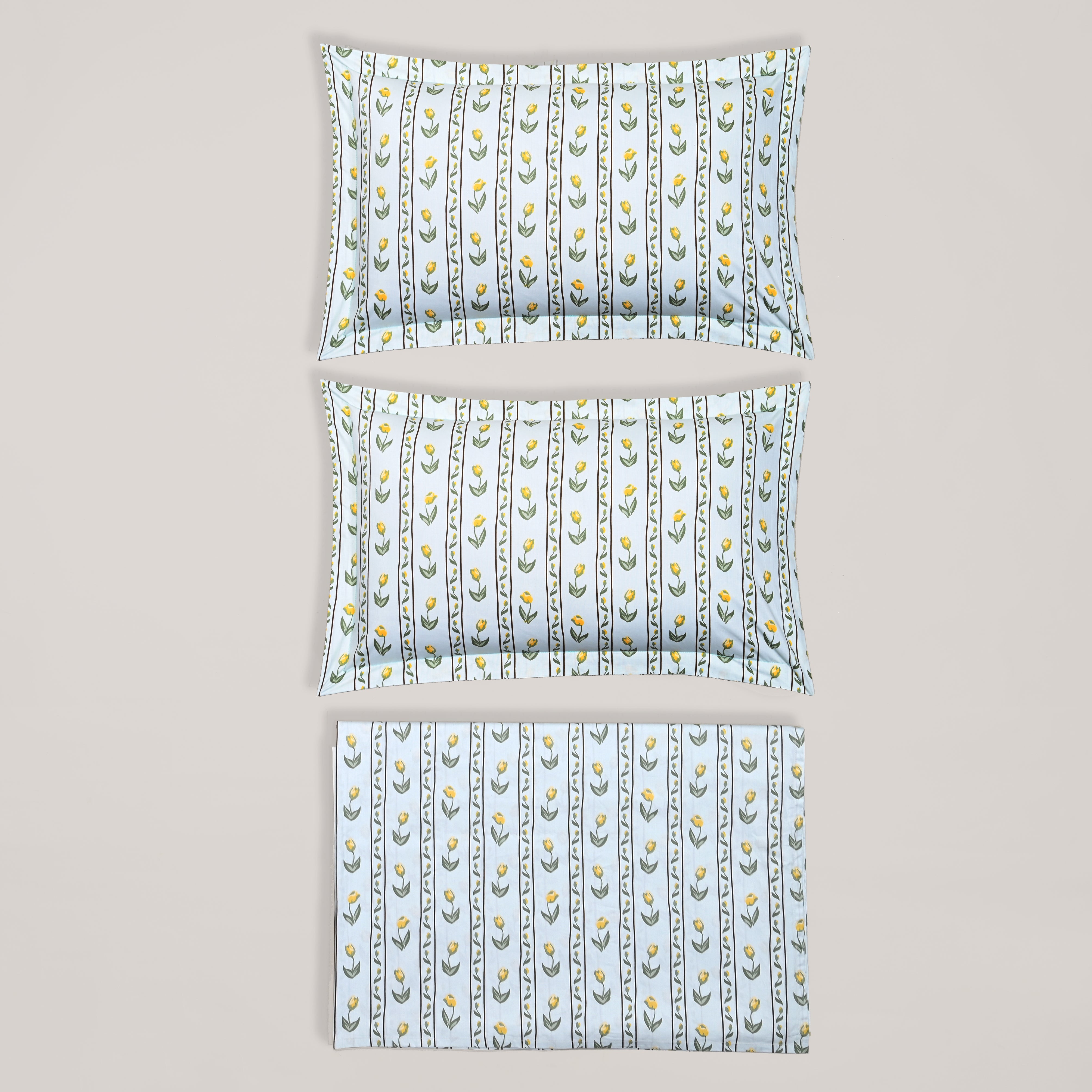 Tulip Serenade 300 TC Luxury Cotton Sheets – Premium Printed Bedsheet Set