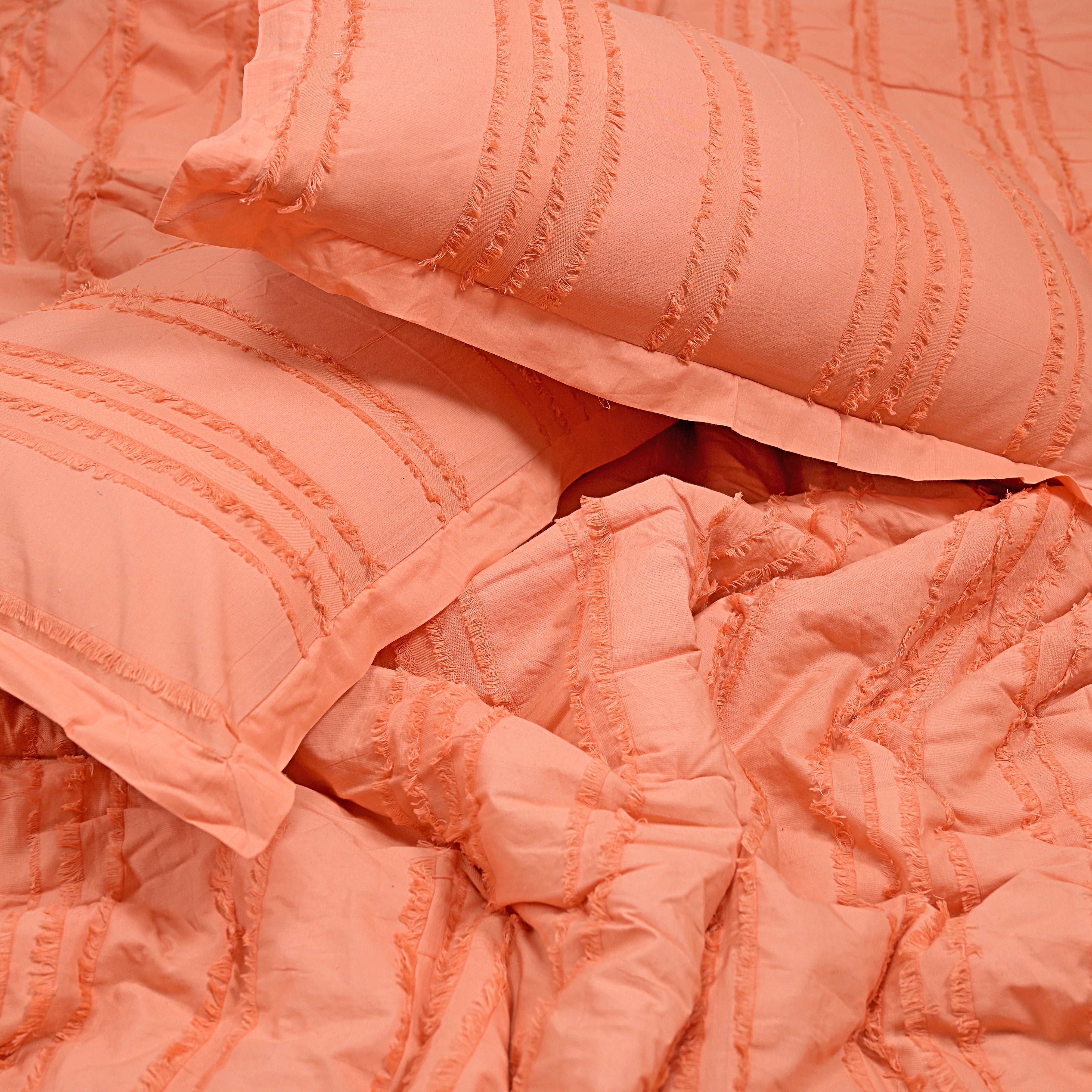 Fringe Comforter Set - 3 Pc