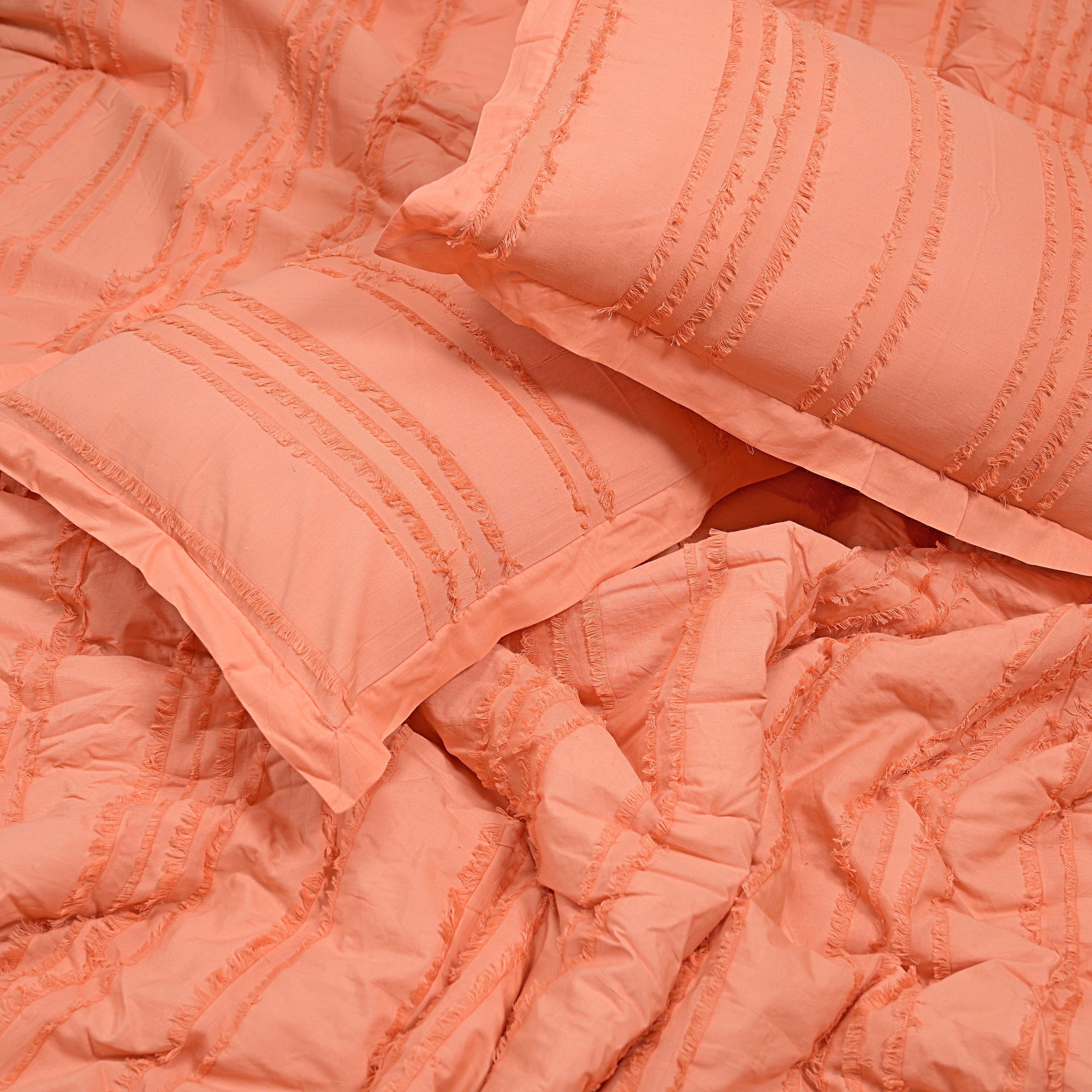 Fringe Comforter Set - 3 Pc