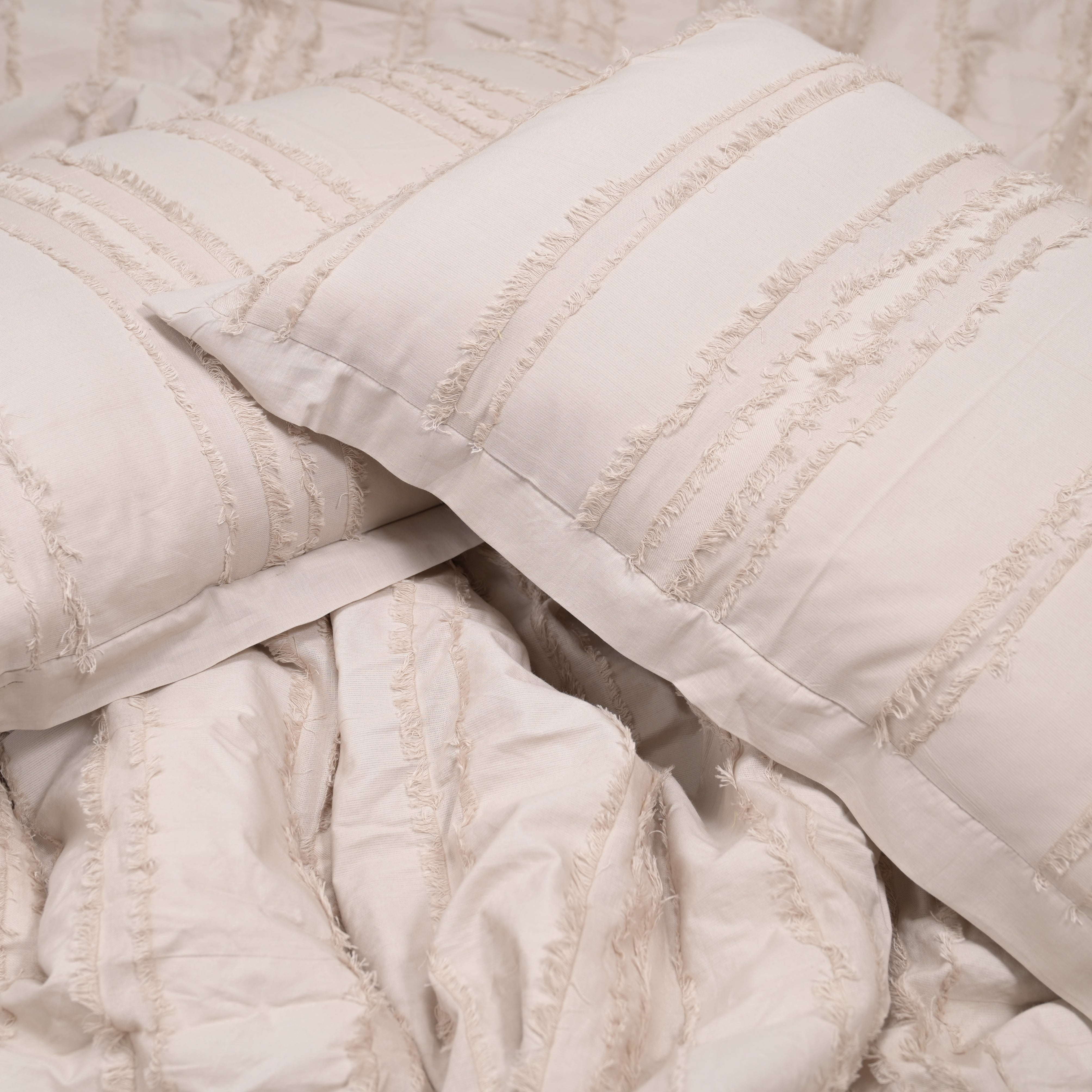 Fringe Comforter Set - 3 Pc