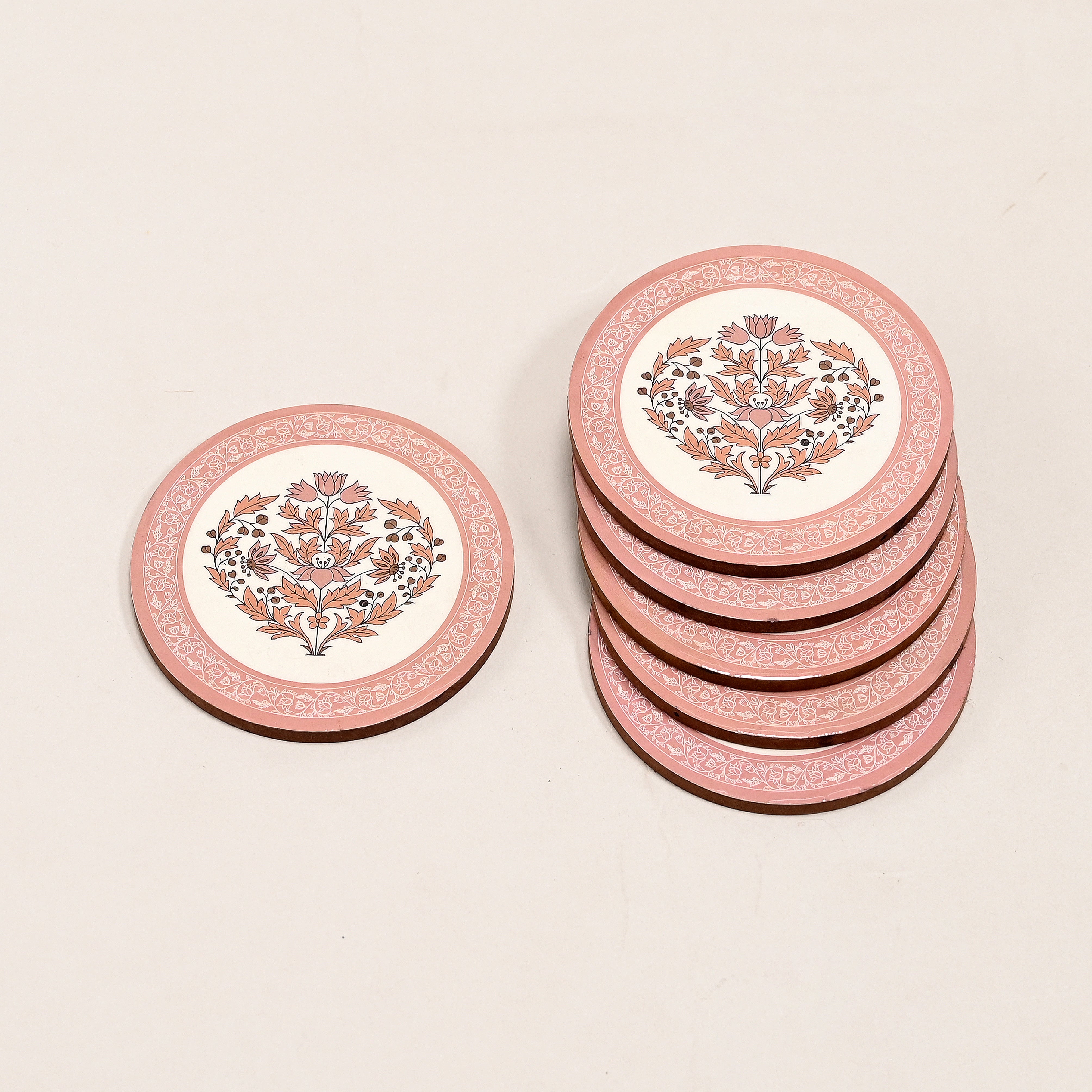 Elysian Beige Coaster Set of 6
