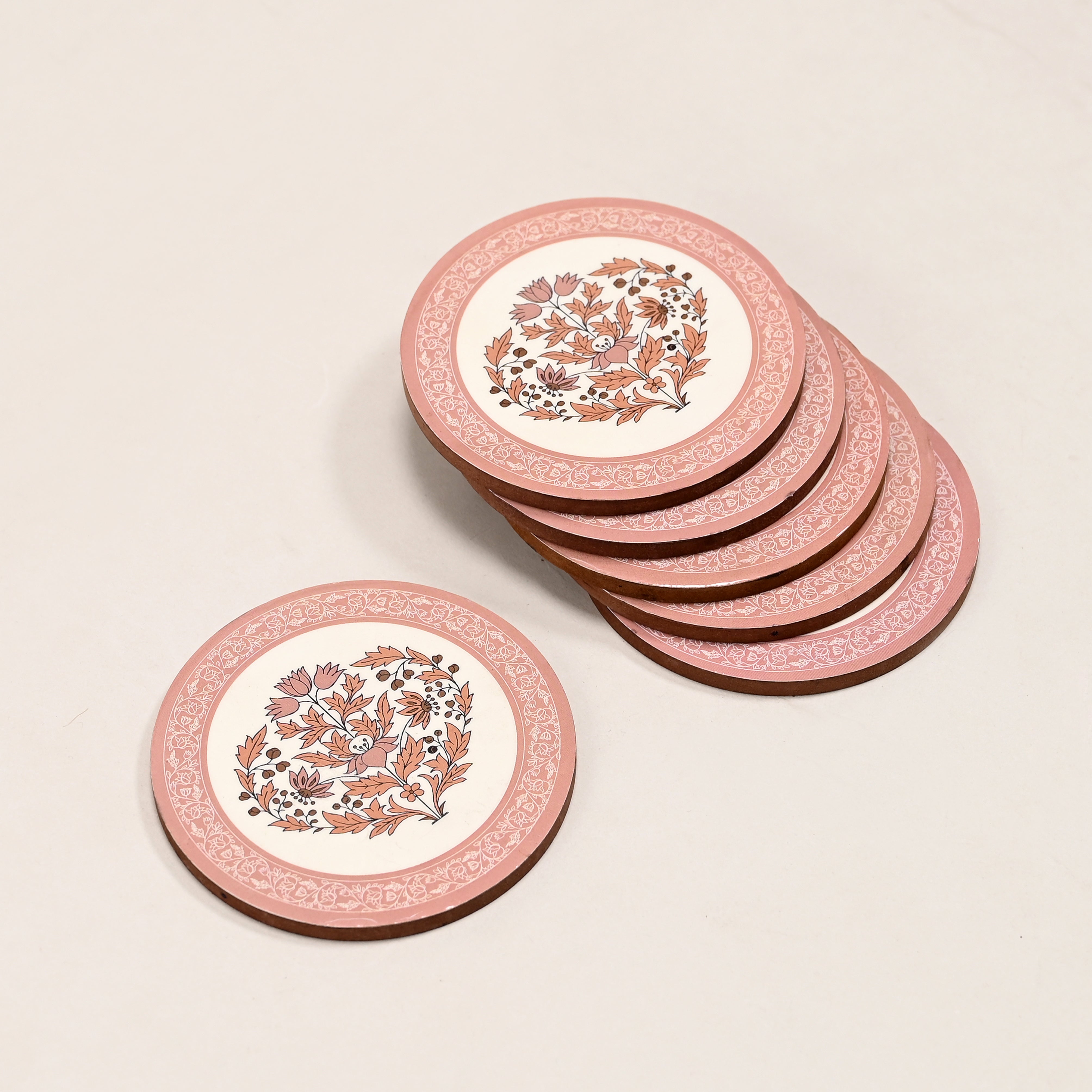 Elysian Beige Coaster Set of 6