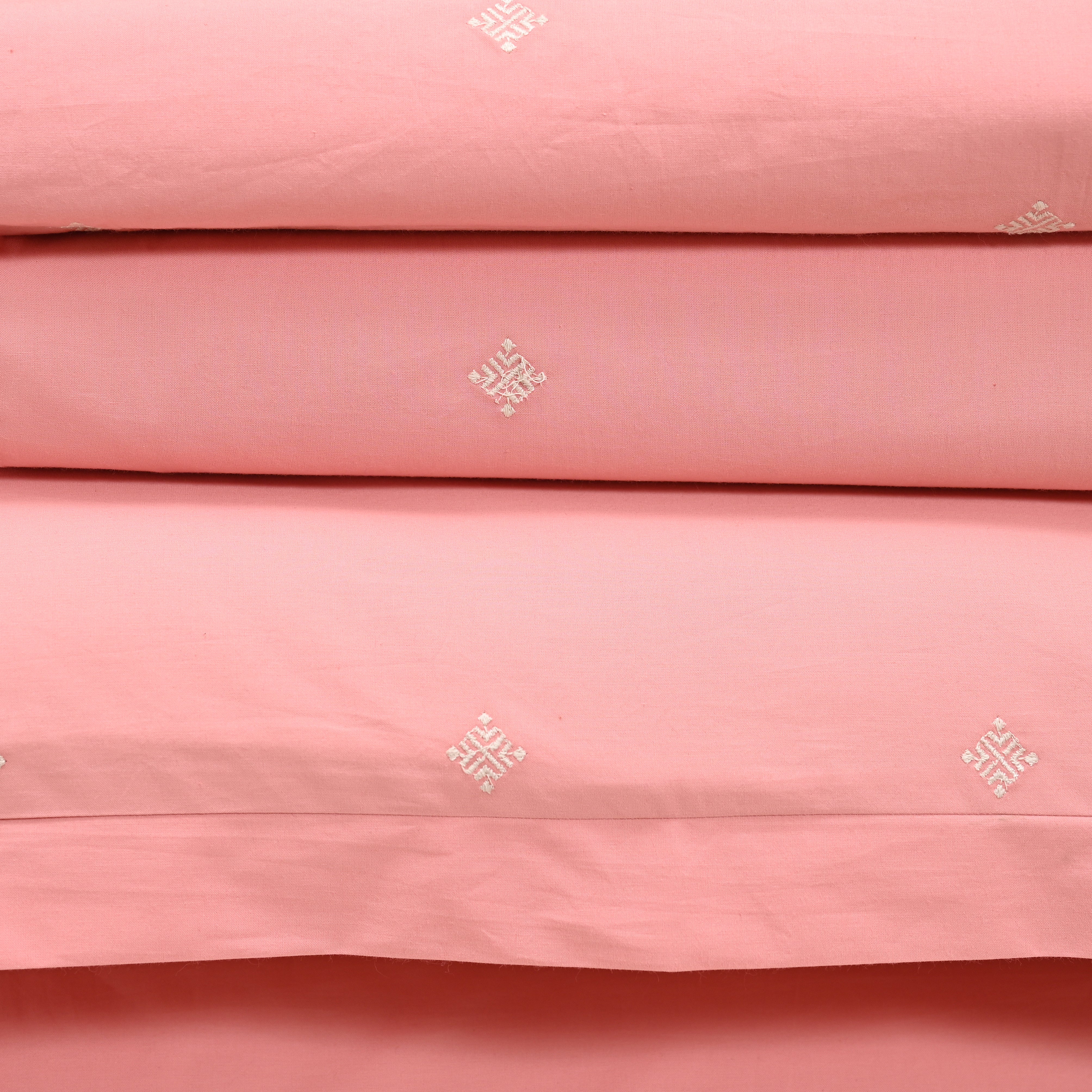 Kaleido Bedsheet - Regal Embroidered 300 TC Luxury Cotton Sheets
