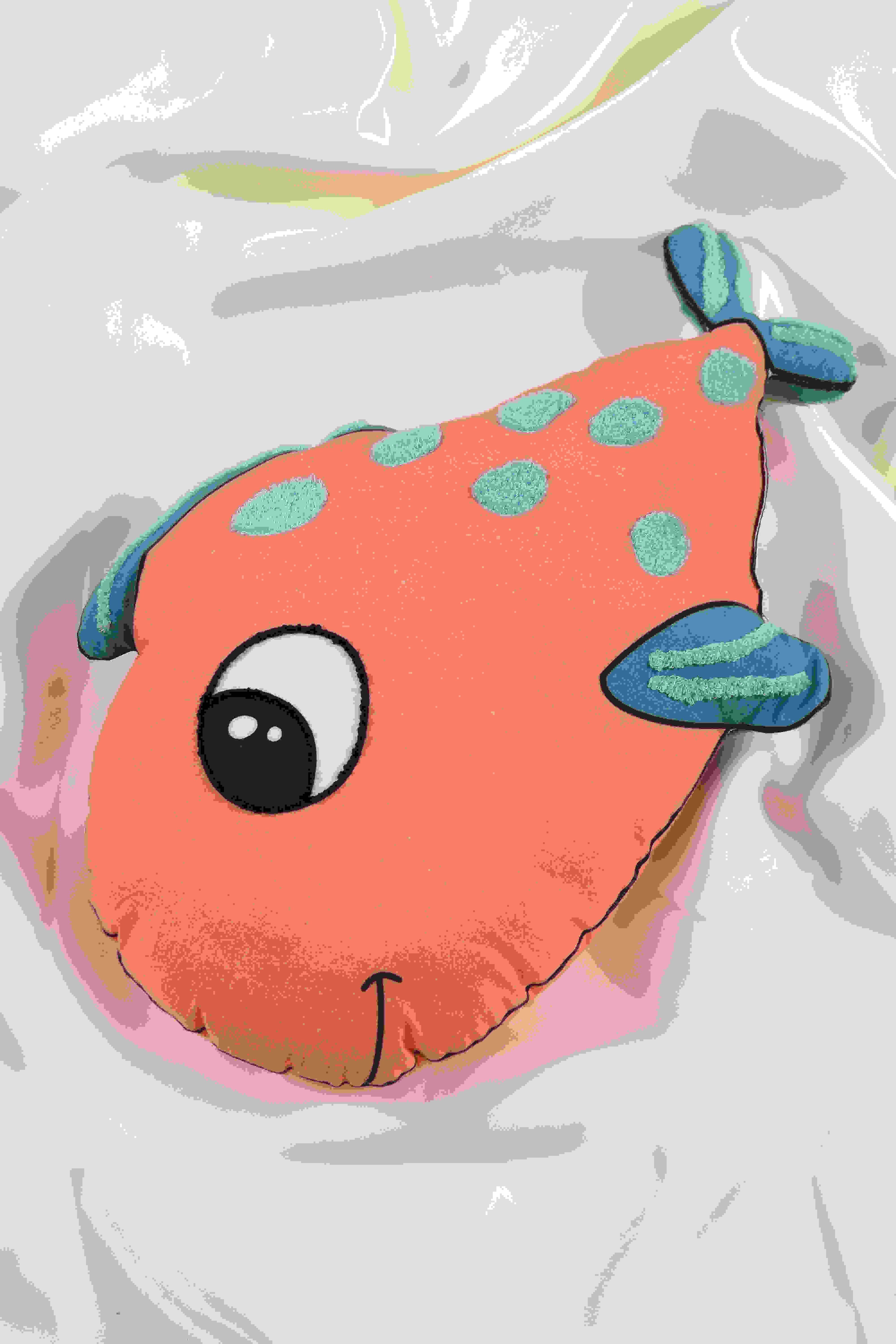 Doris fish shaped cushion
