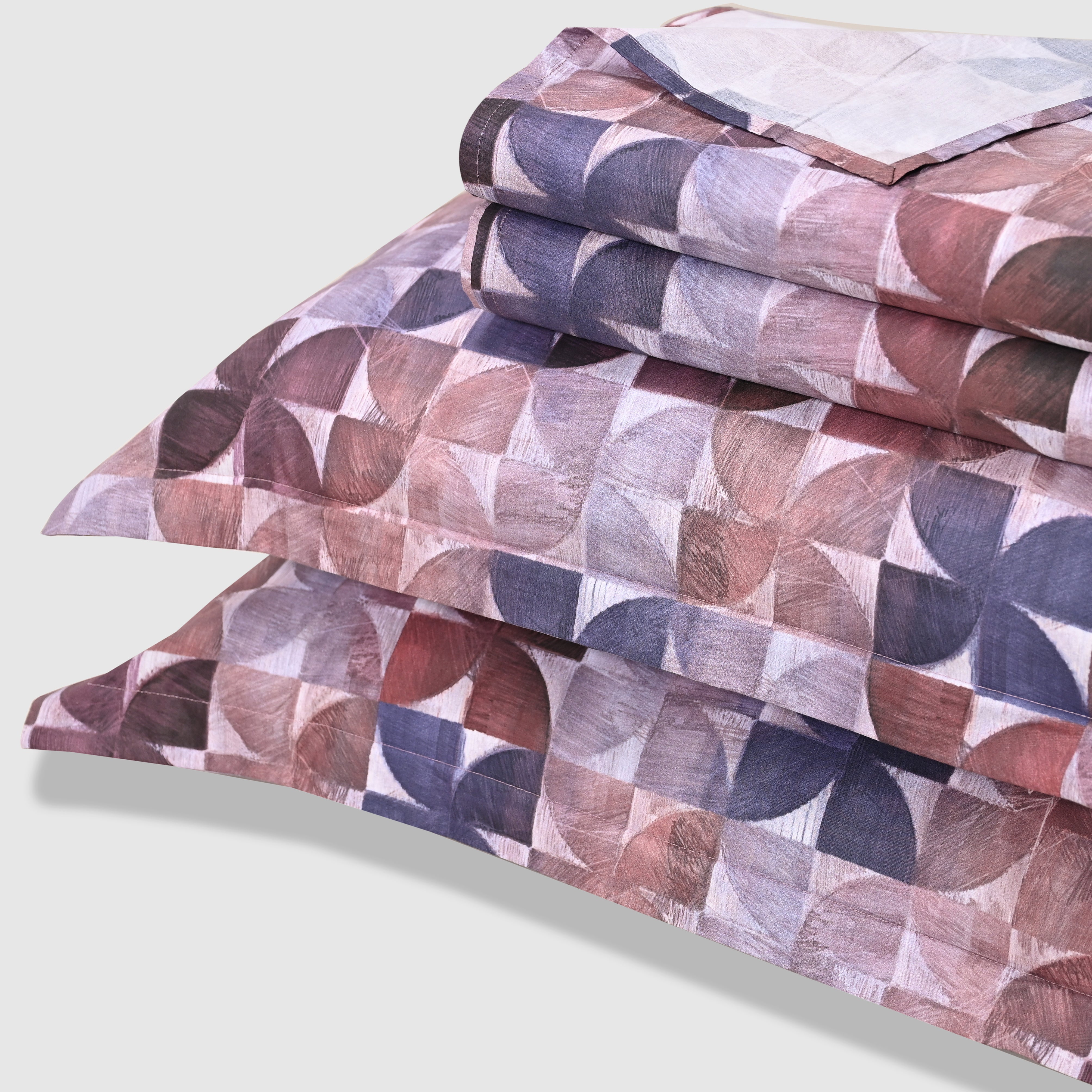 Terra – Lilac | 300 TC Percale King Size Bed Sheet Set (Copy)