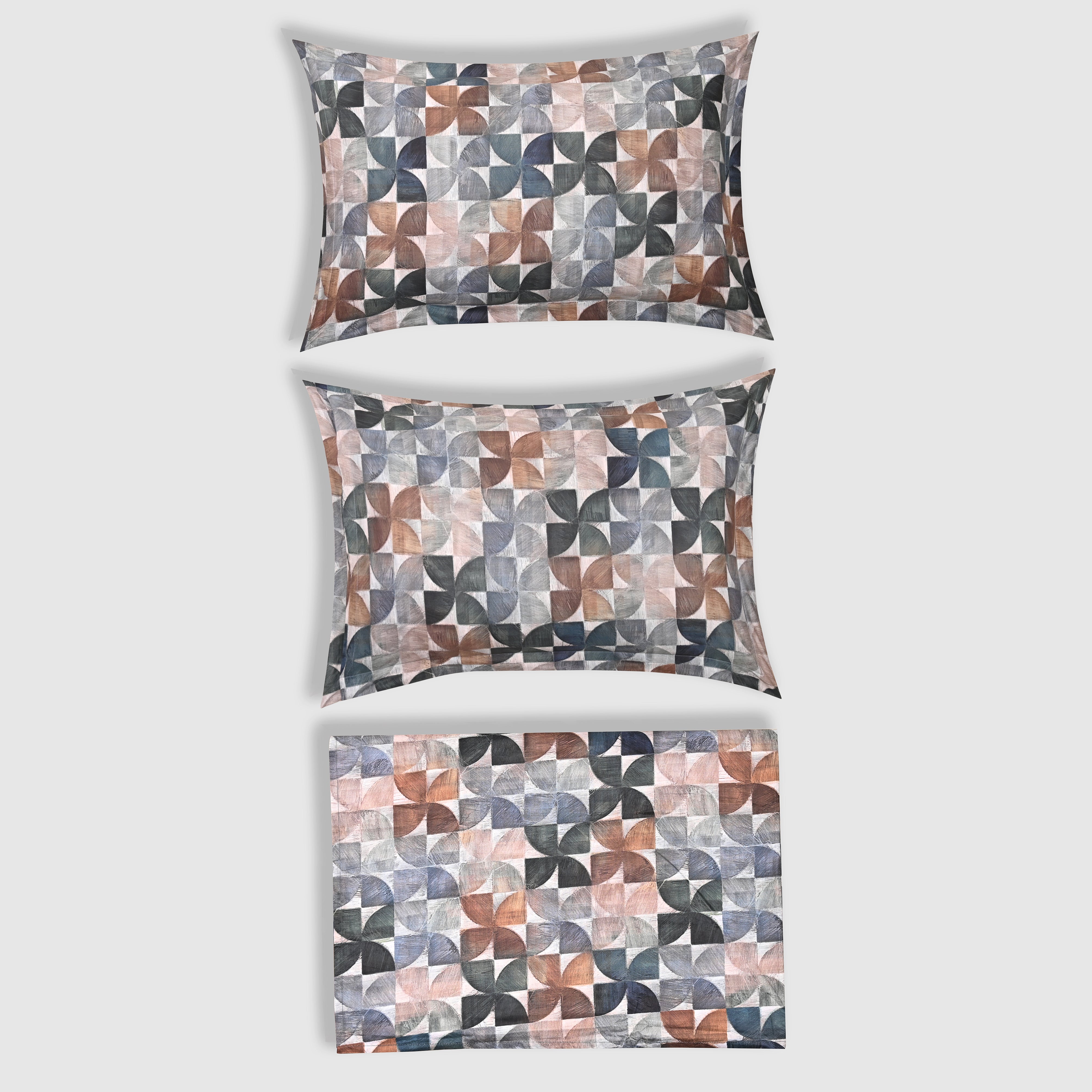 Terra – Clay | 300 TC Percale King Size Bed Sheet Set