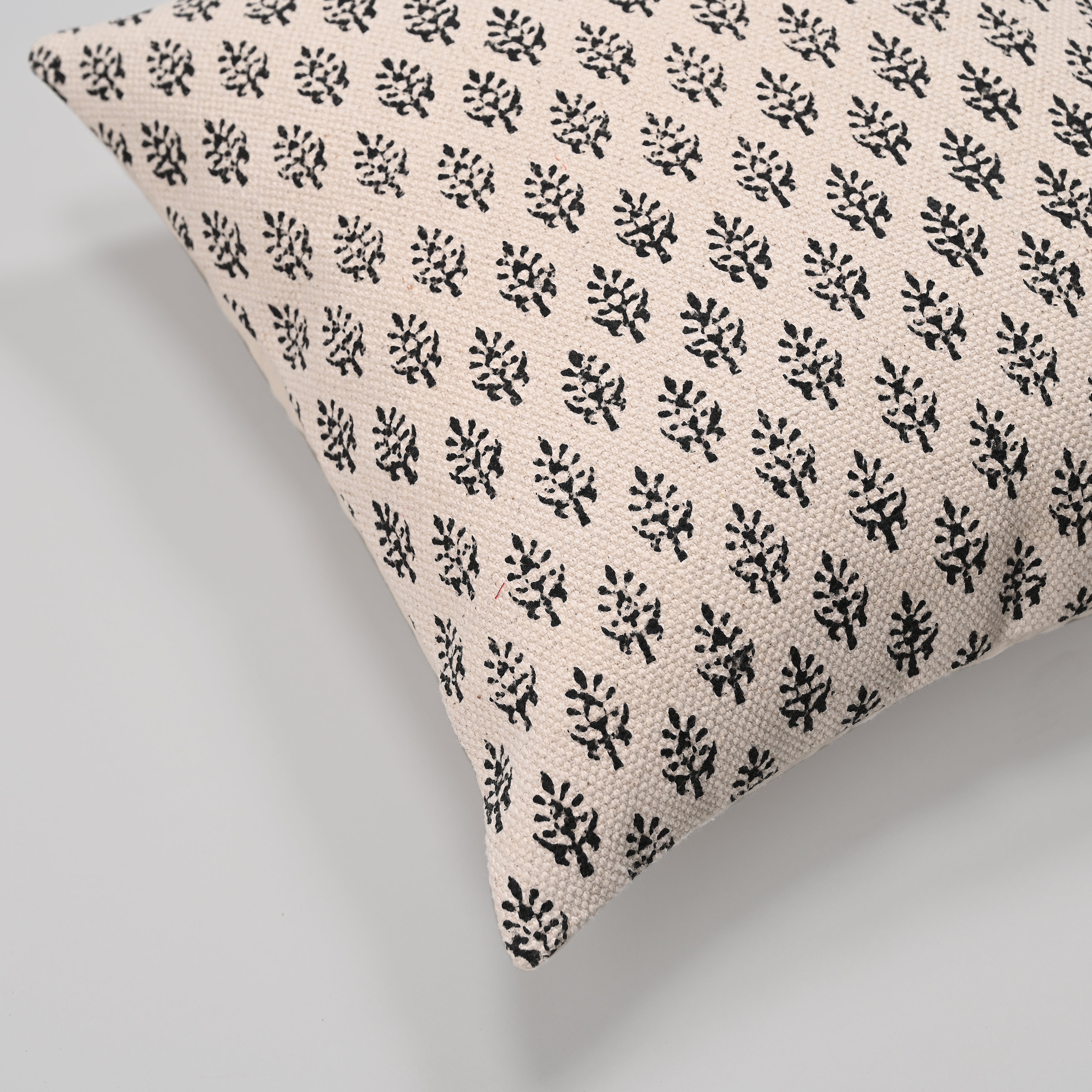Buta Block Printed Cushion Cover