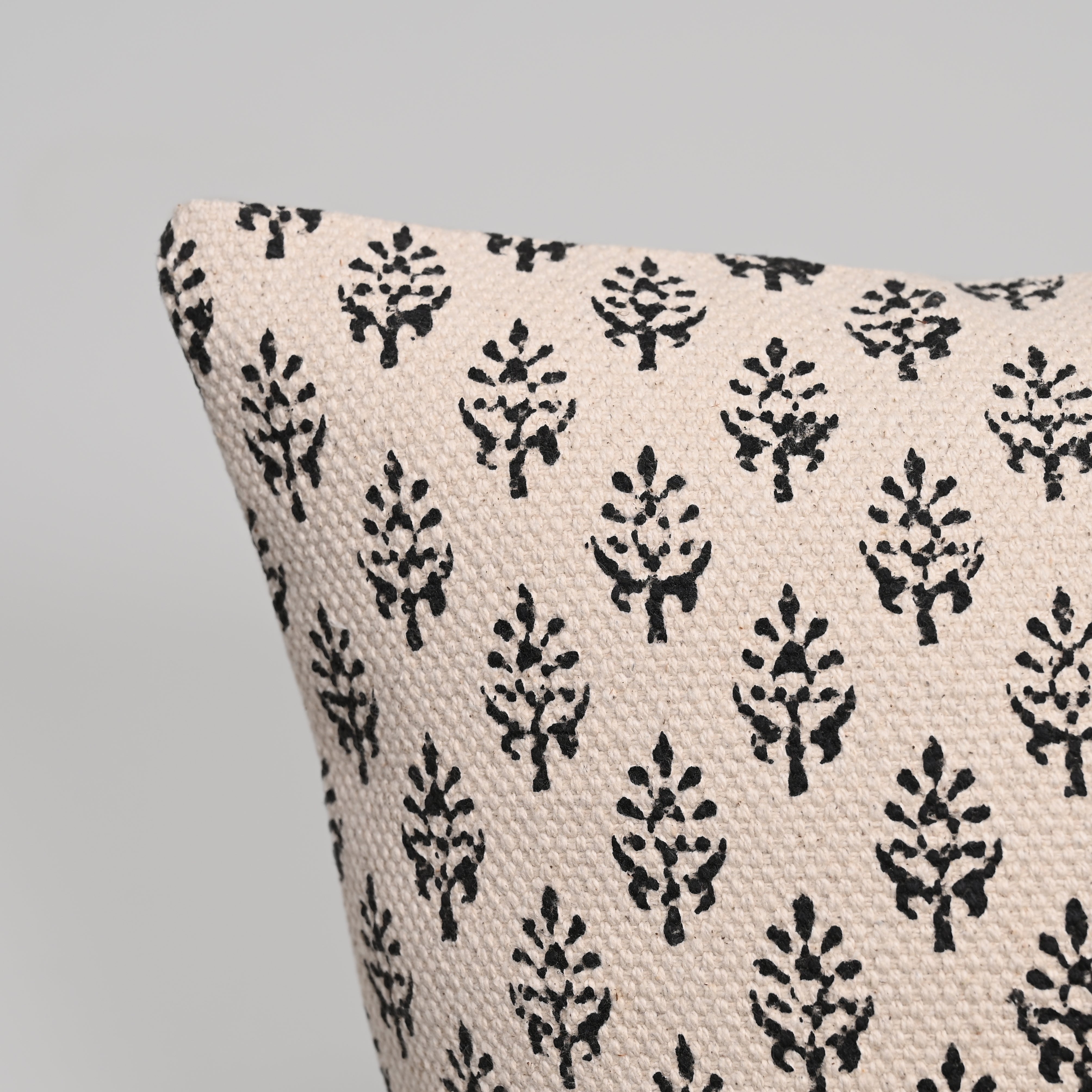 Buta Block Printed Cushion Cover