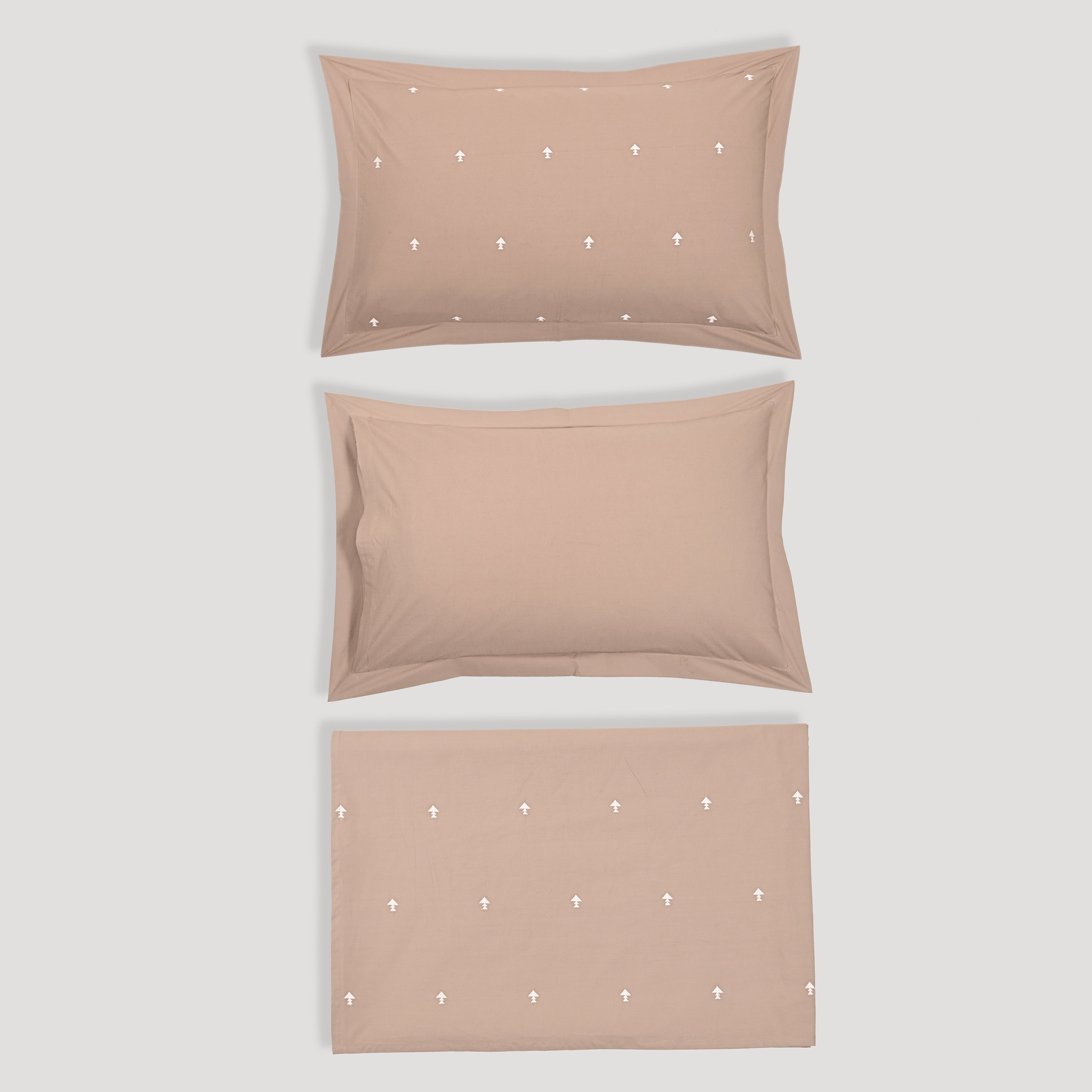 Noel Bedsheet - Regal Embroidered 300 TC Luxury Cotton Sheets
