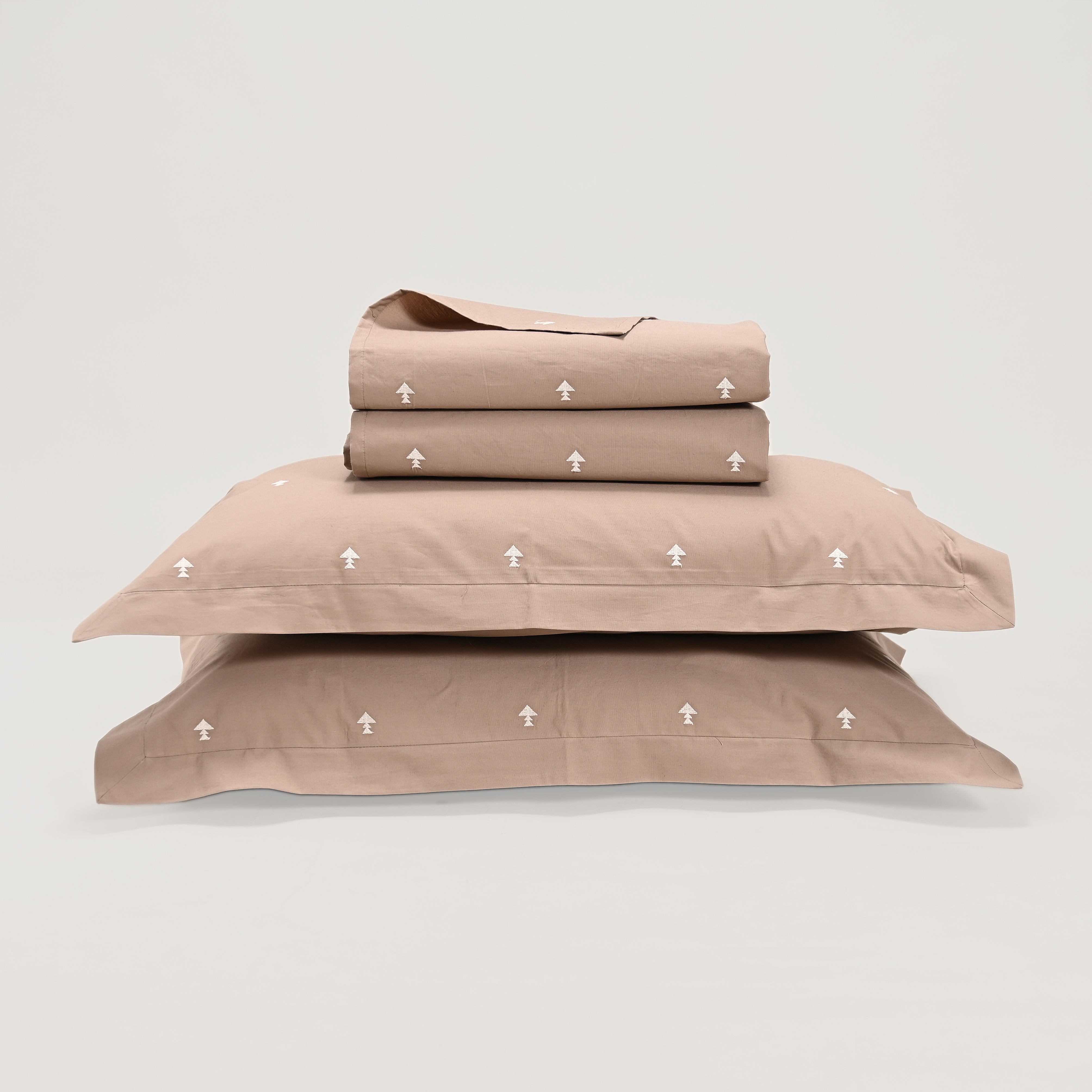 Noel Bedsheet - Regal Embroidered 300 TC Luxury Cotton Sheets