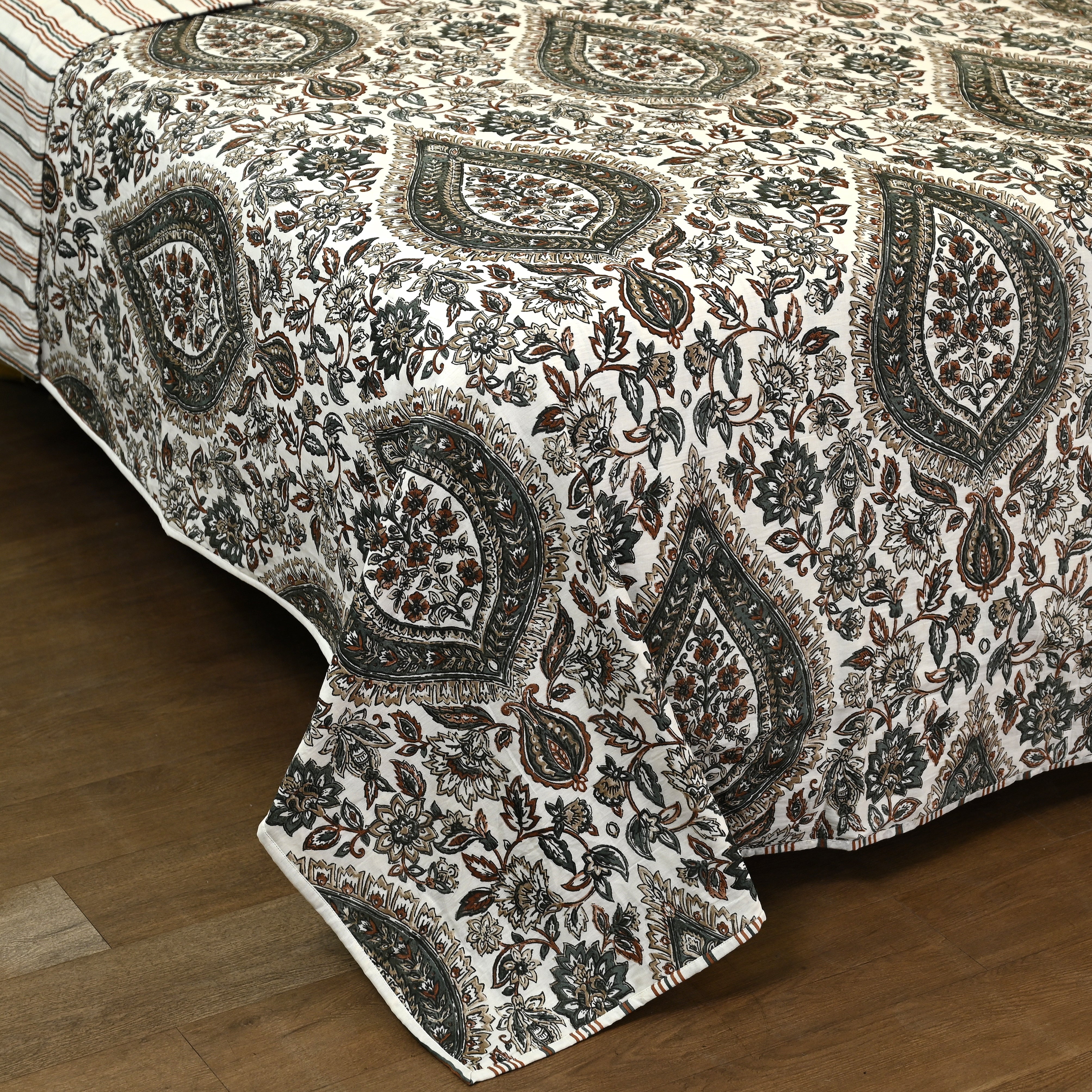 Damask Lightweight Cotton Dohar – Summer AC Blanket