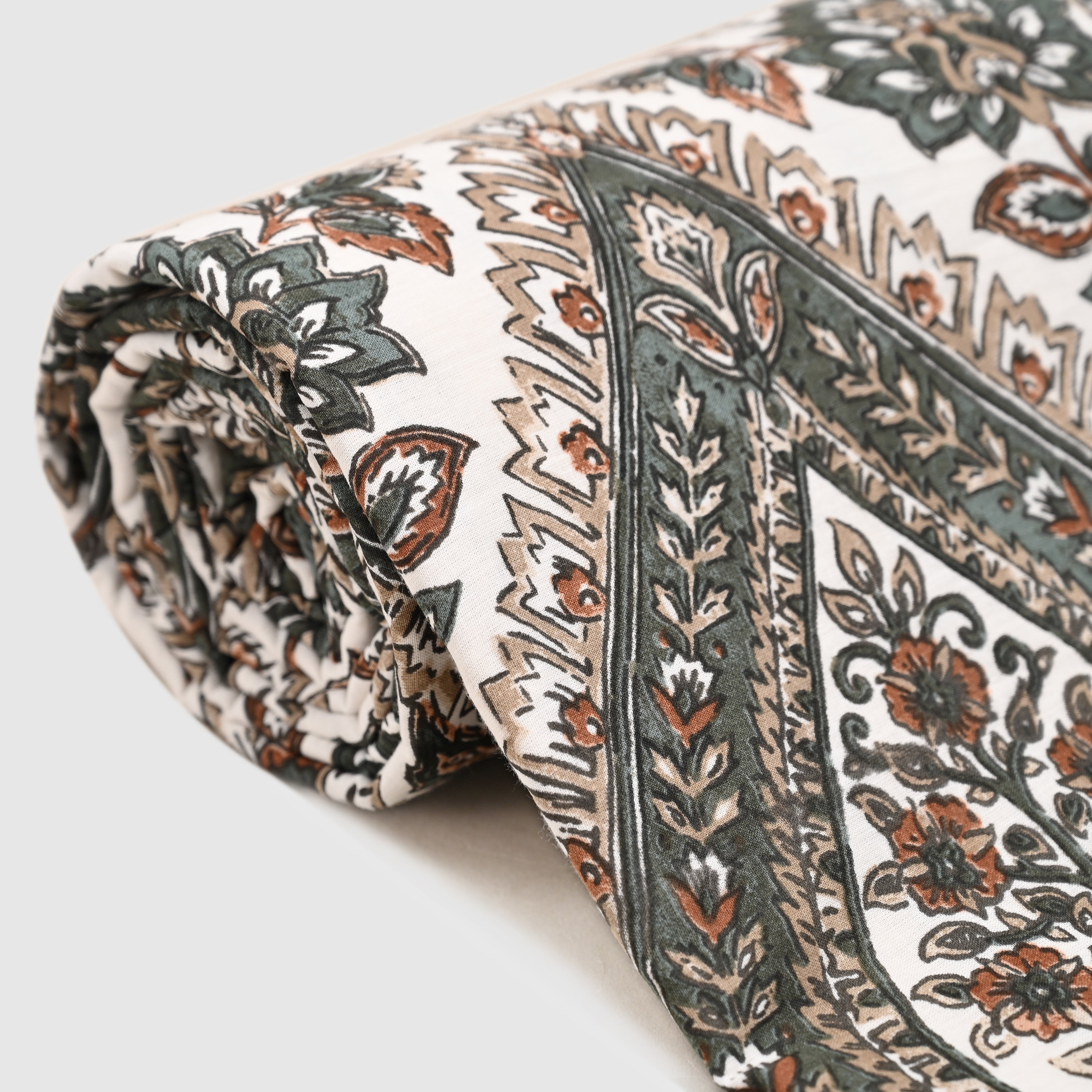 Damask Lightweight Cotton Dohar – Summer AC Blanket