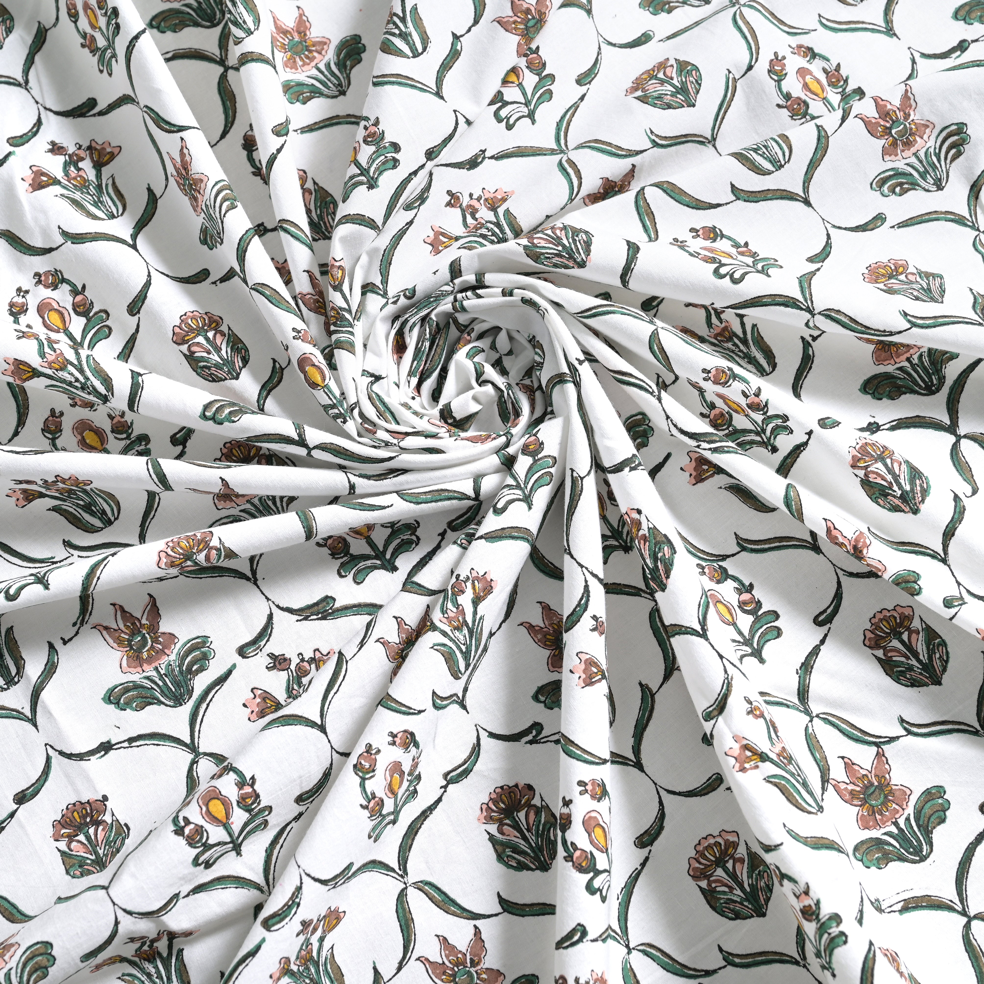 Gulal Block Printed Table Cover