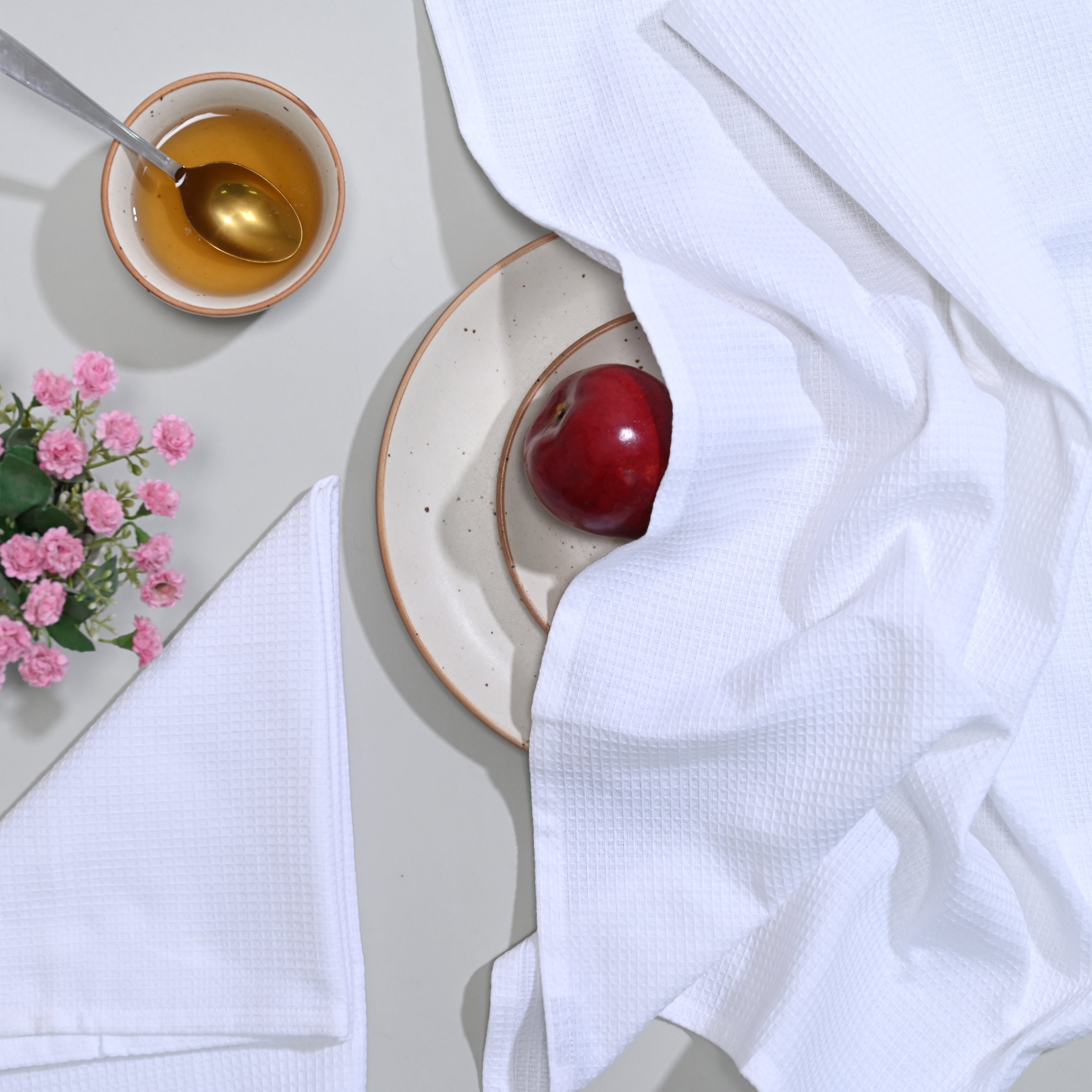 Natural Waffle 2 PC Set