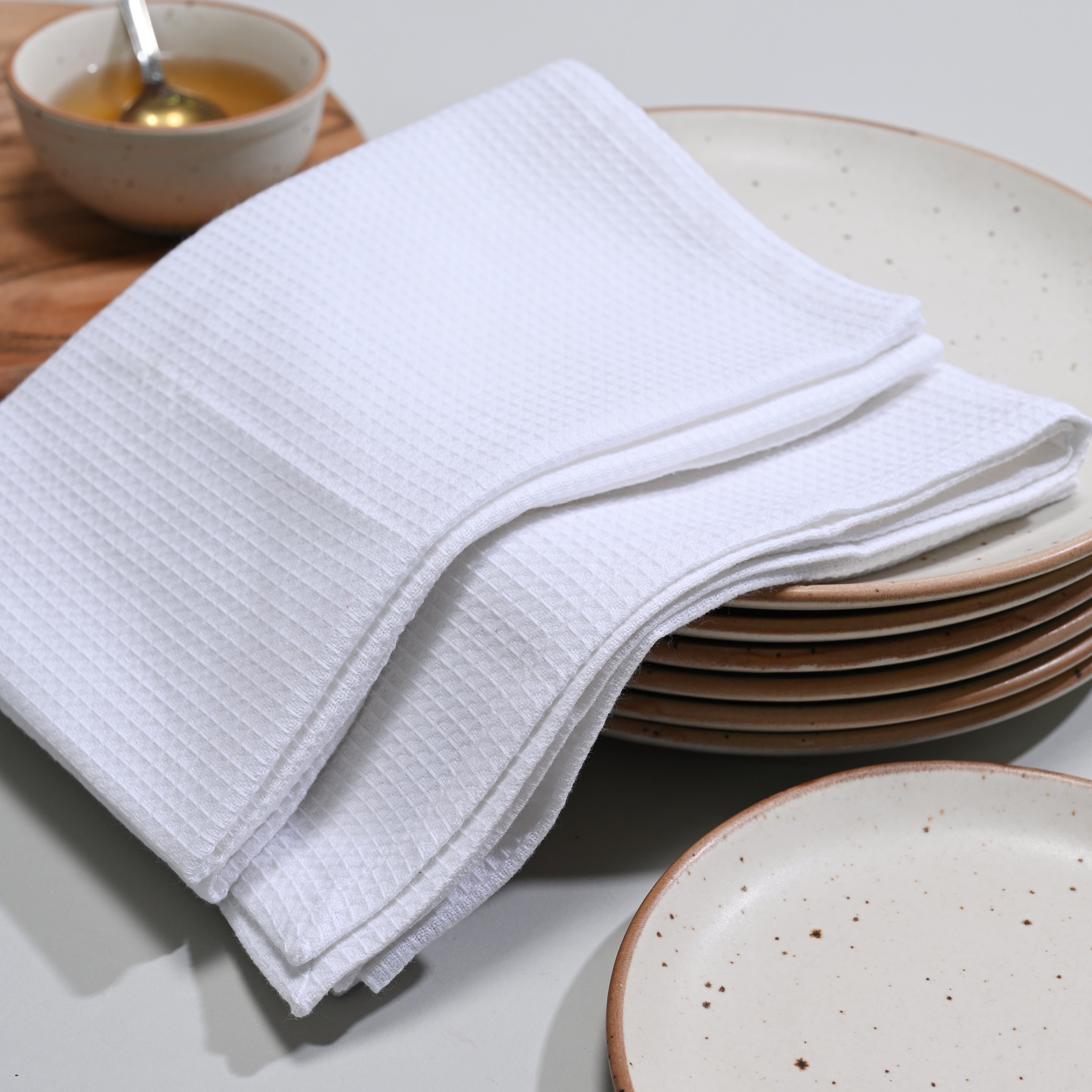 Natural Waffle 2 PC Set