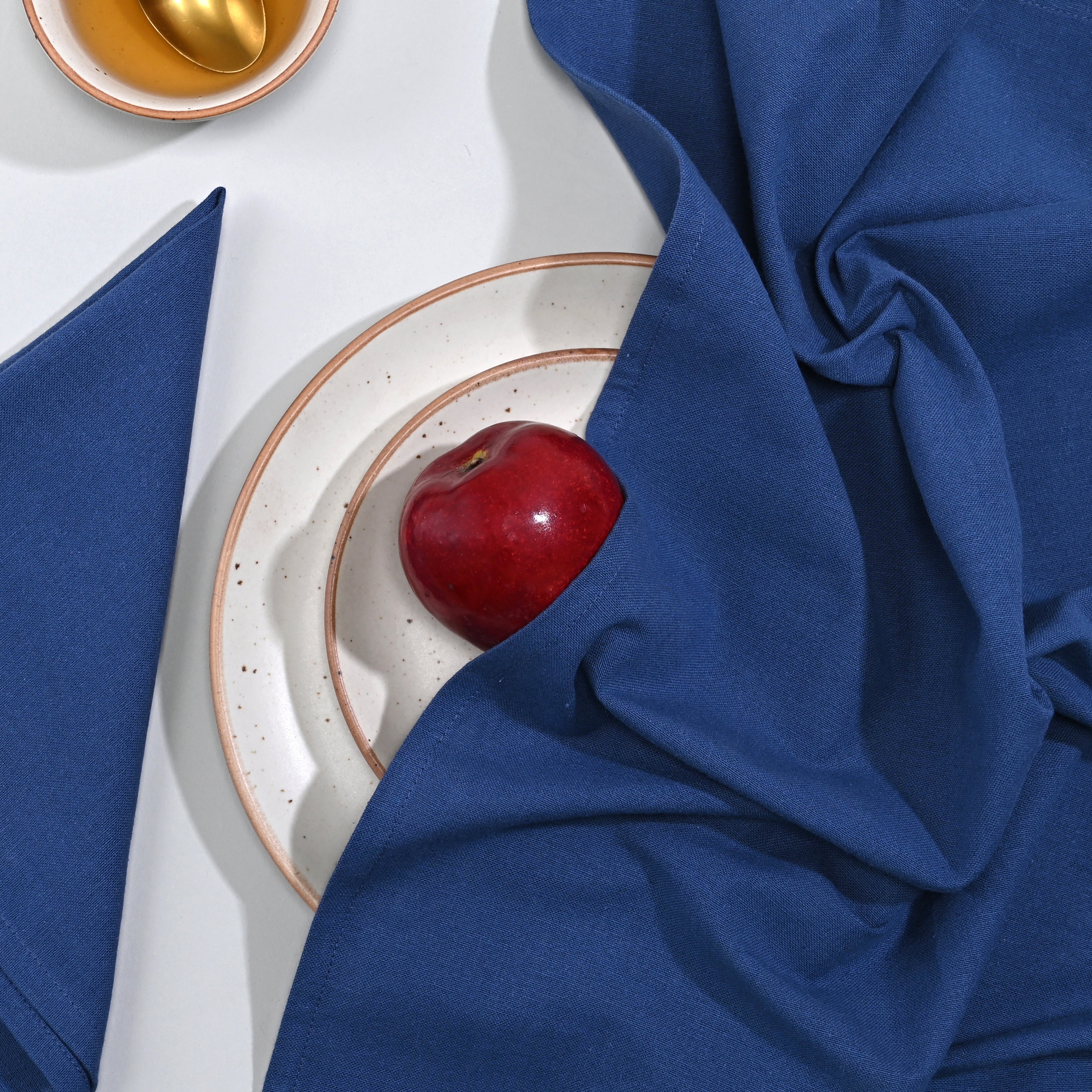 Natural Blue Kitchen Towel 2 Pc Set