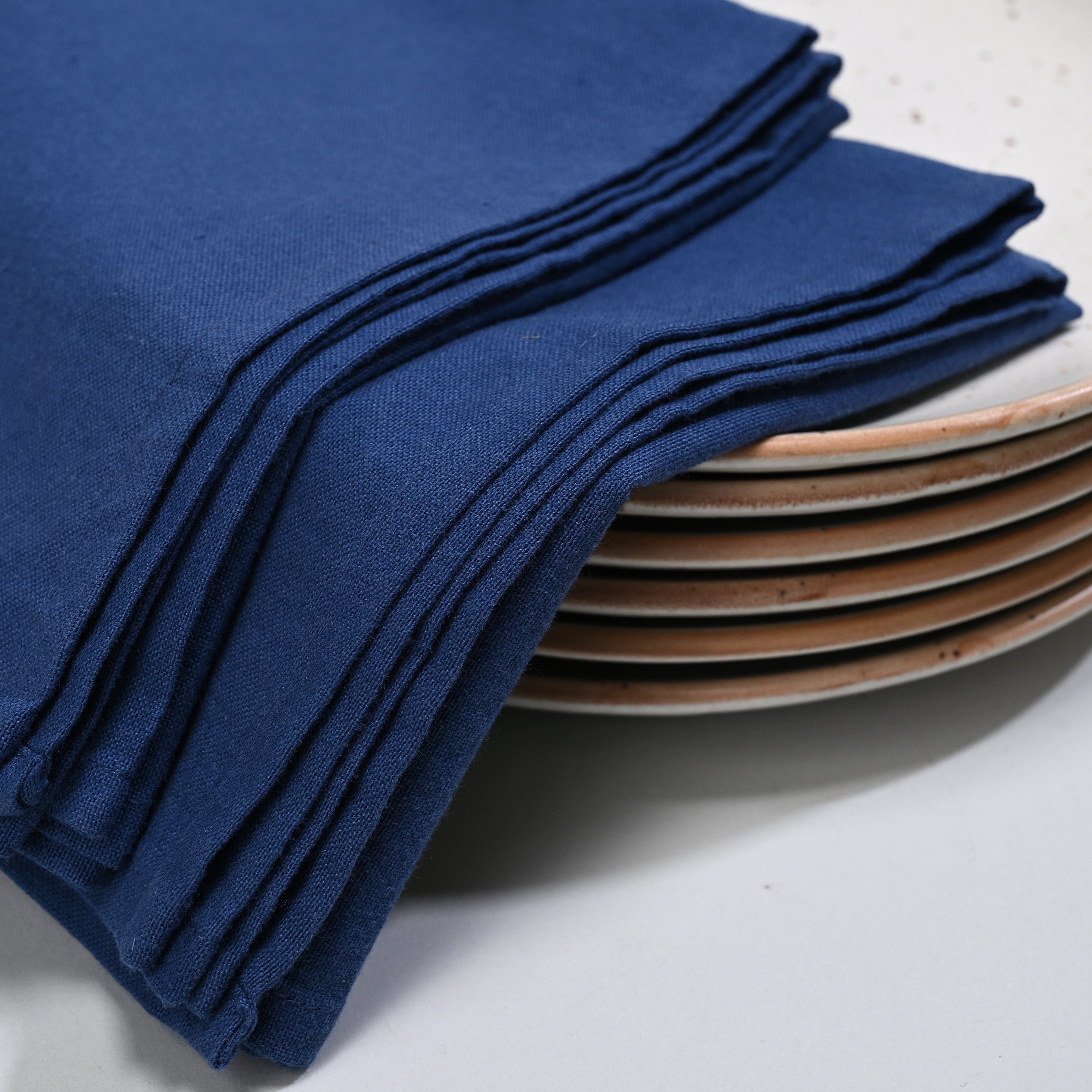 Natural Blue Kitchen Towel 2 Pc Set