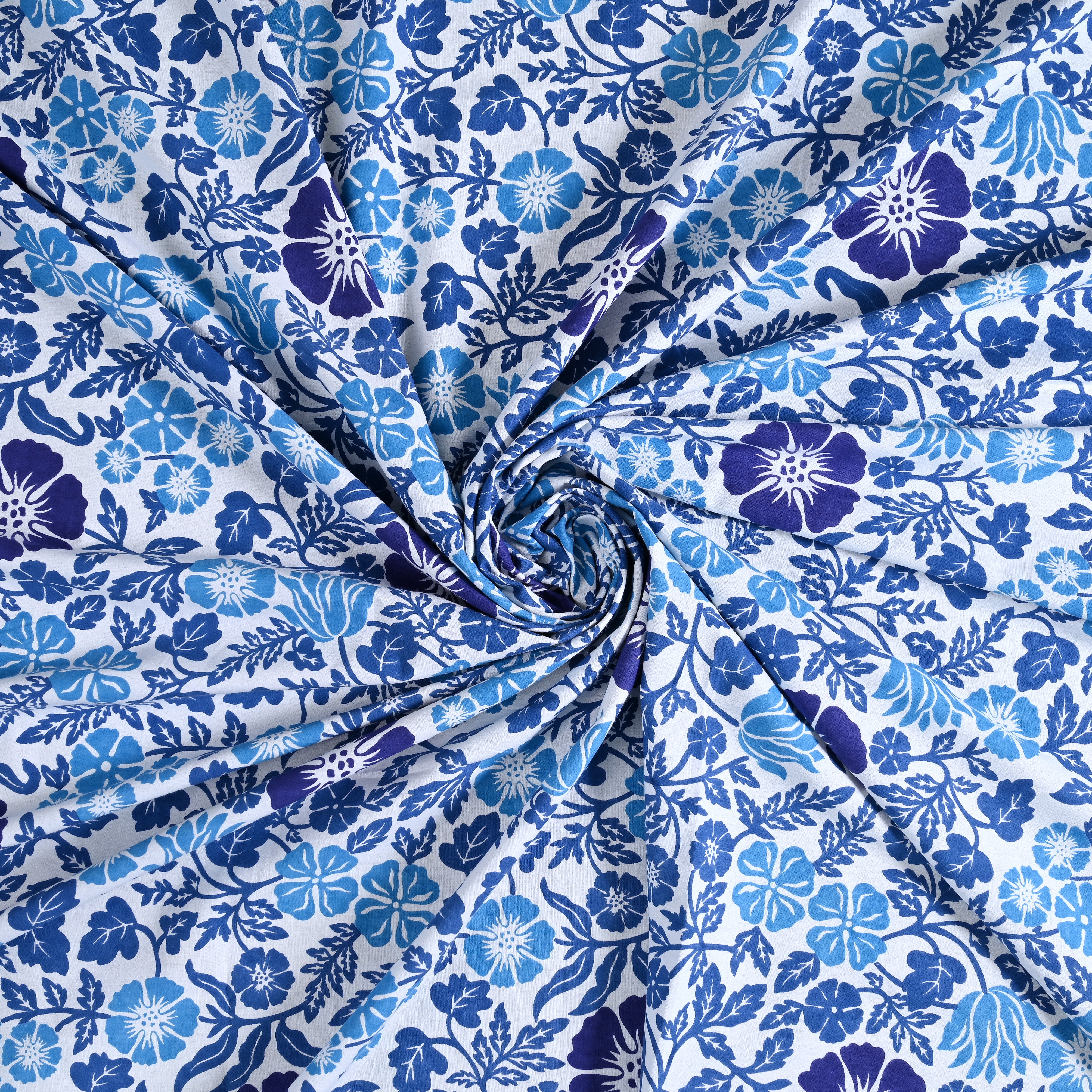 Linen Floral 12 Seater Table Cover