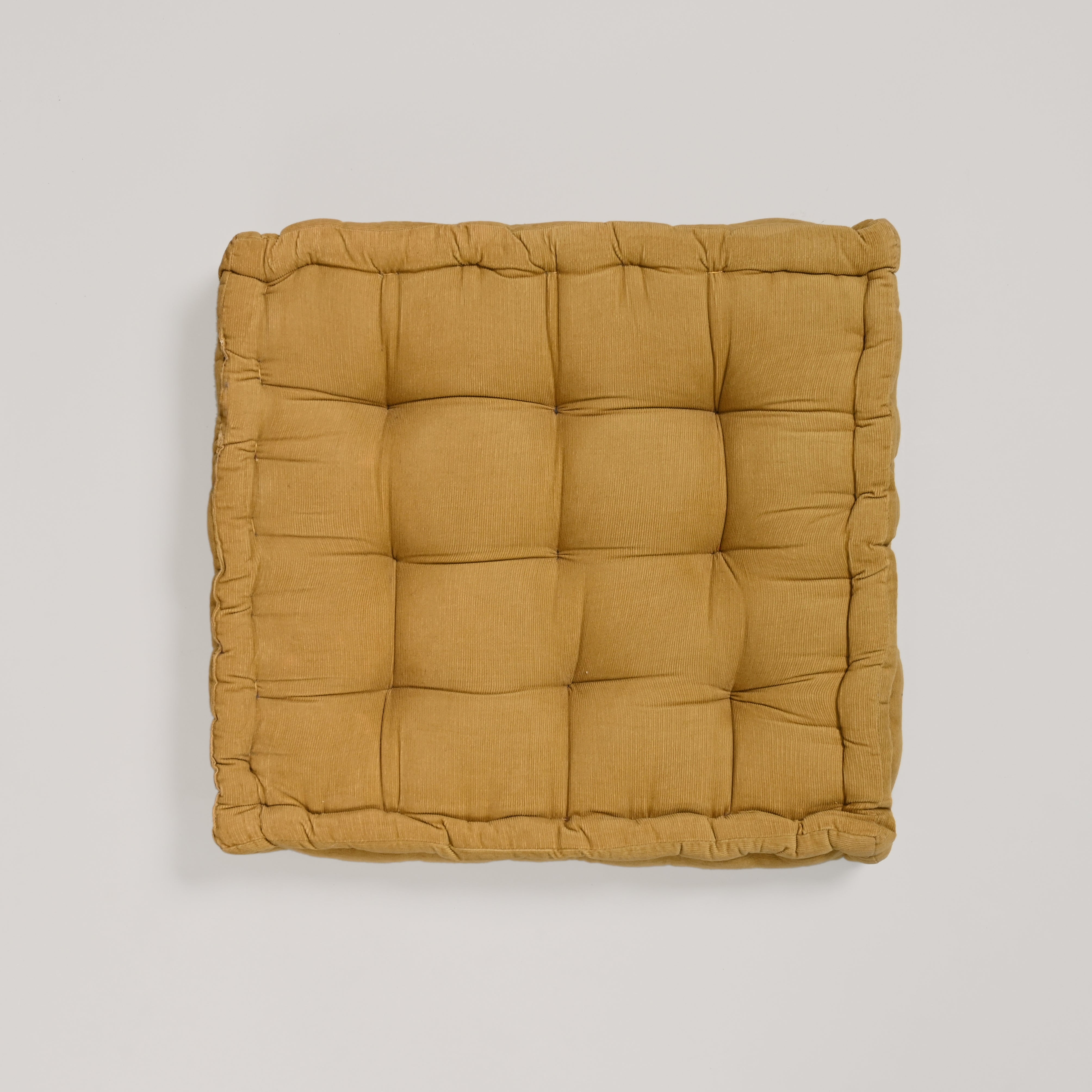 Cordroy Floor Cushion 9 Button