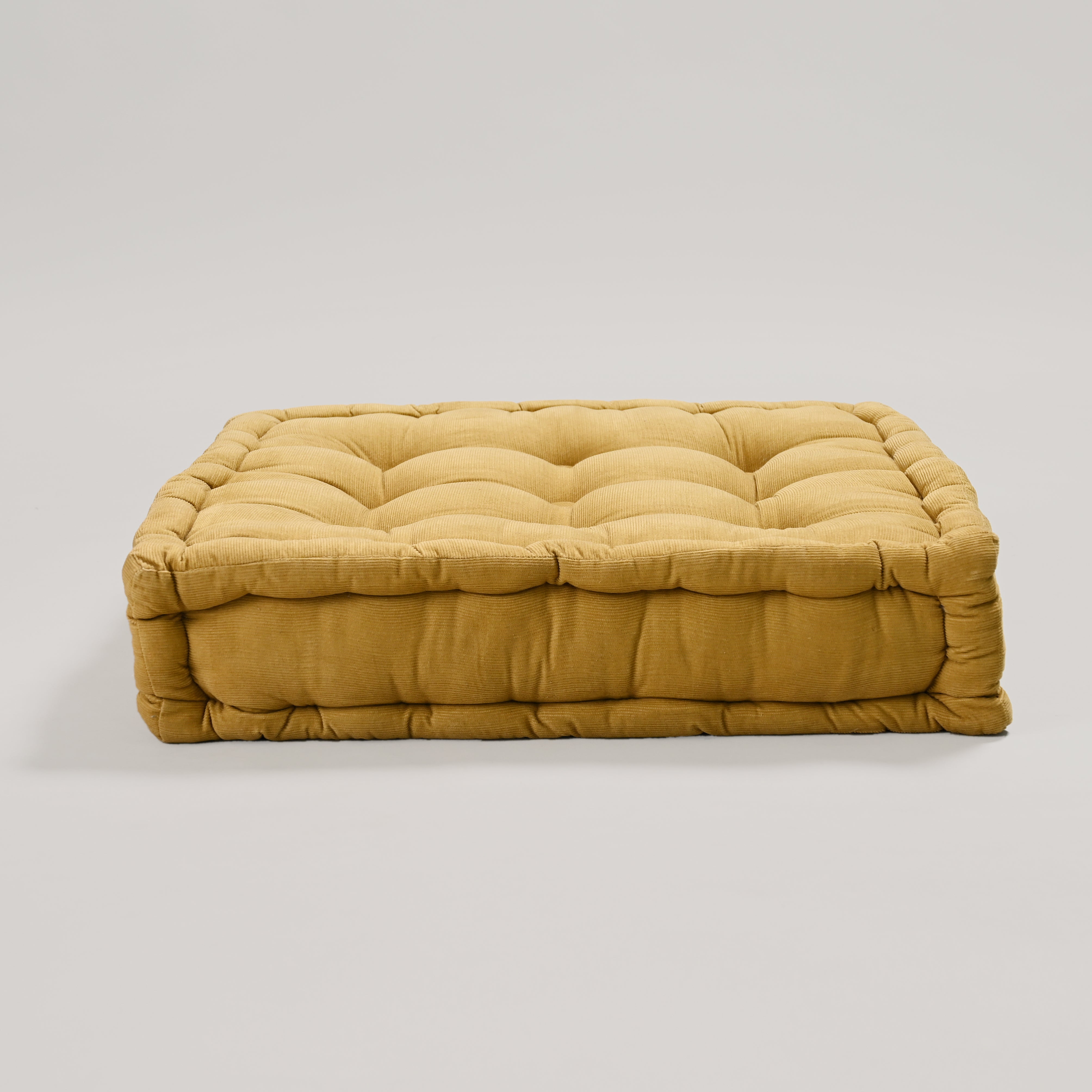 Cordroy Floor Cushion 9 Button
