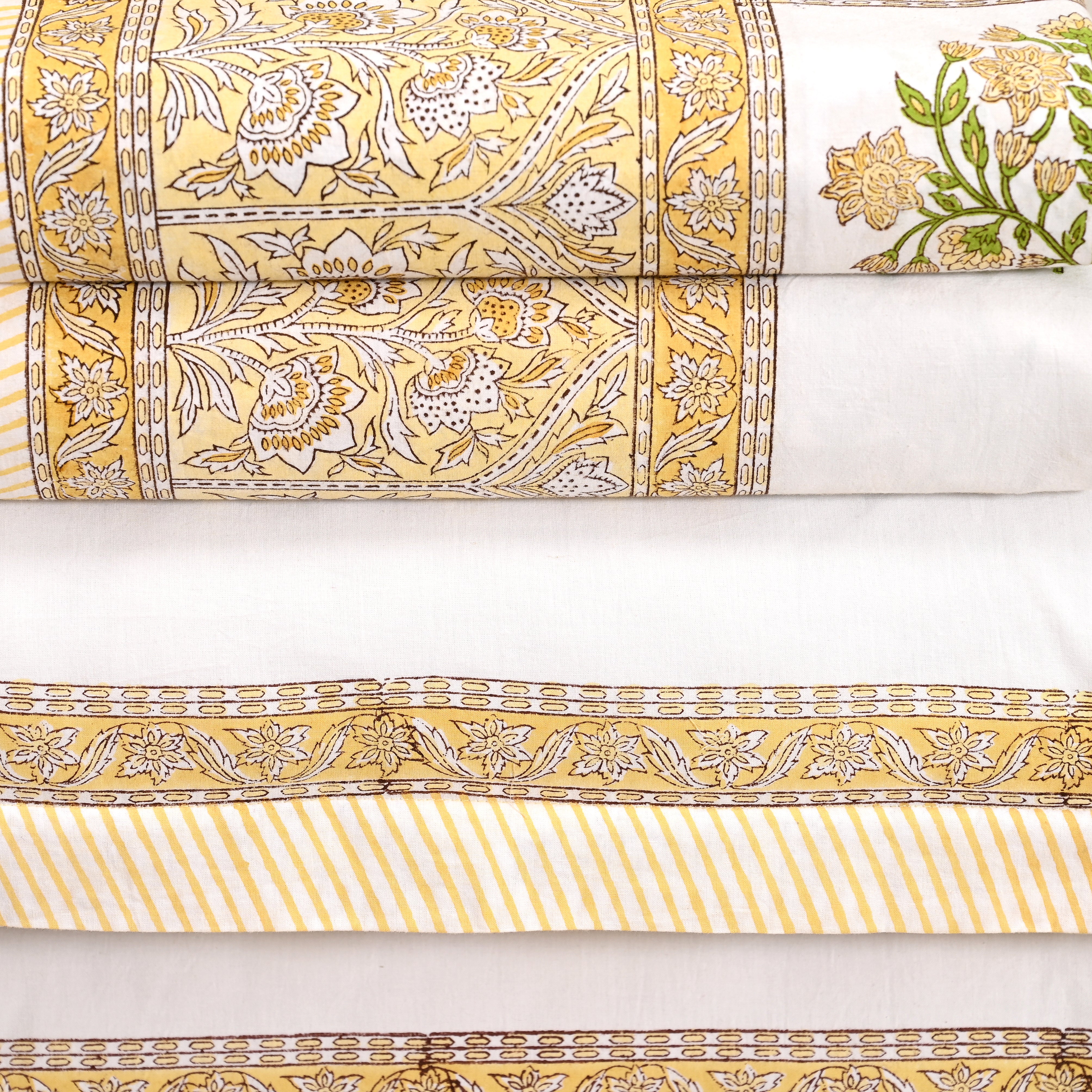 Florence Block Printed Bed Sheet Set