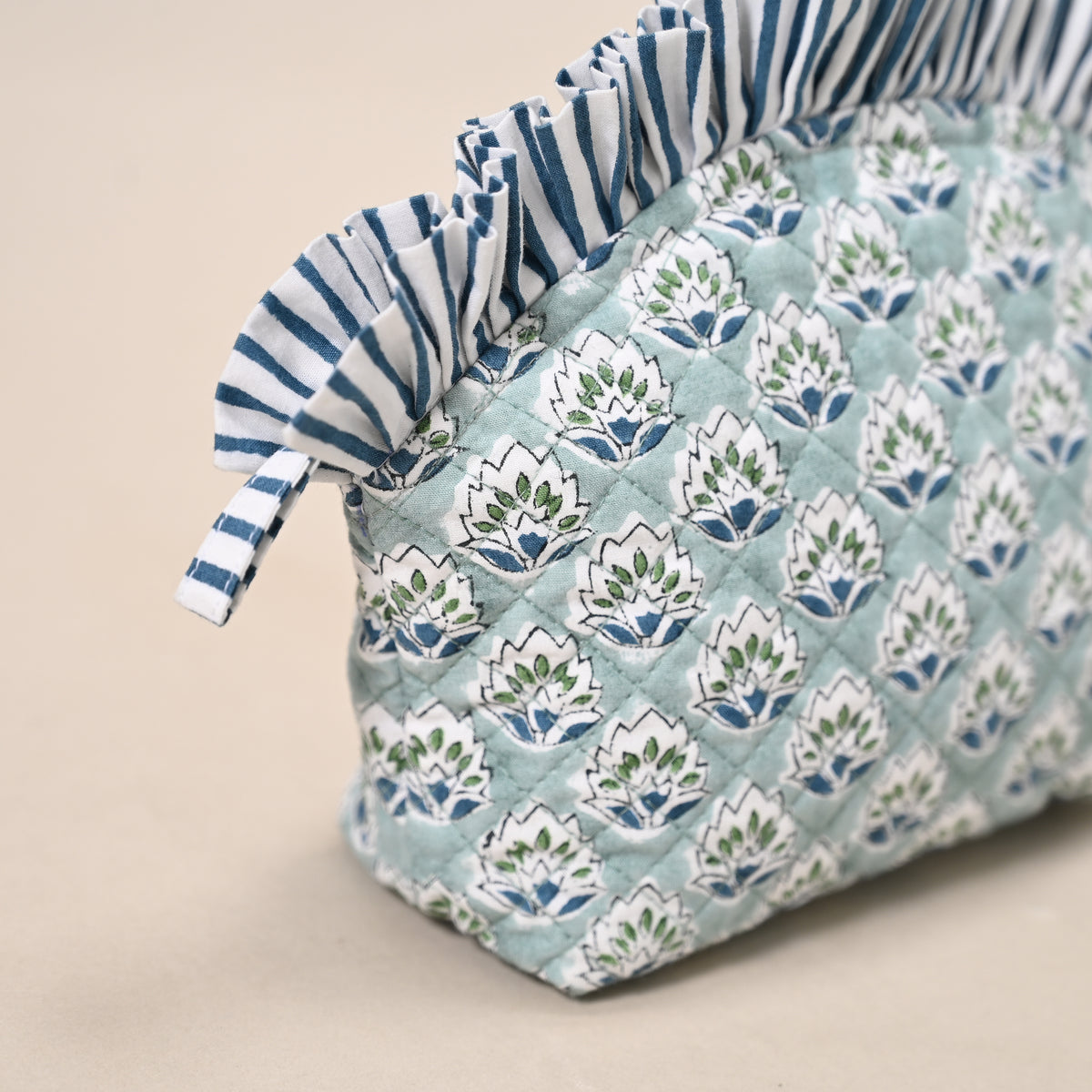 Hanami Soft Curve Quilted Pouch Set – Set of 2
