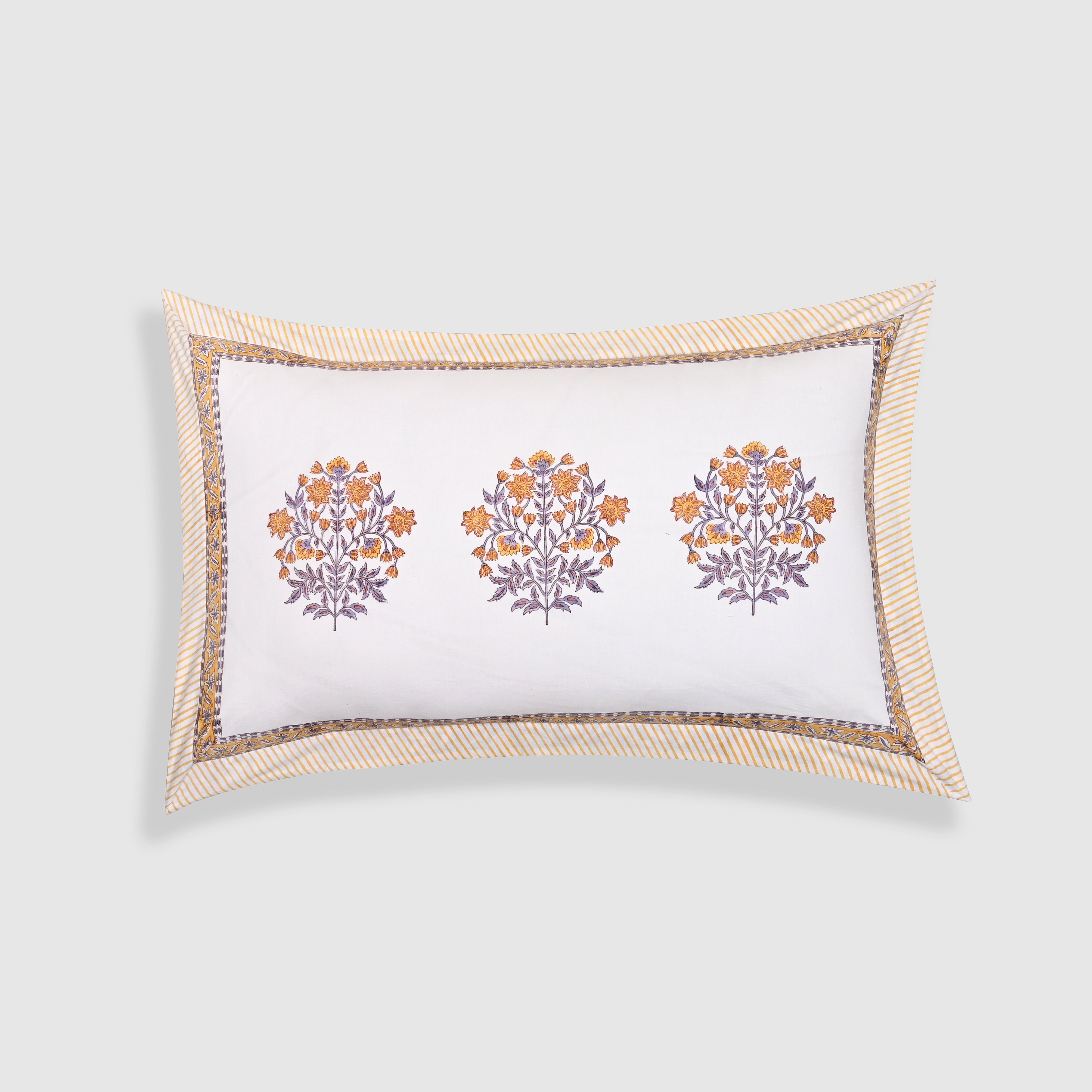 Florence Block Printed Bed Sheet Set