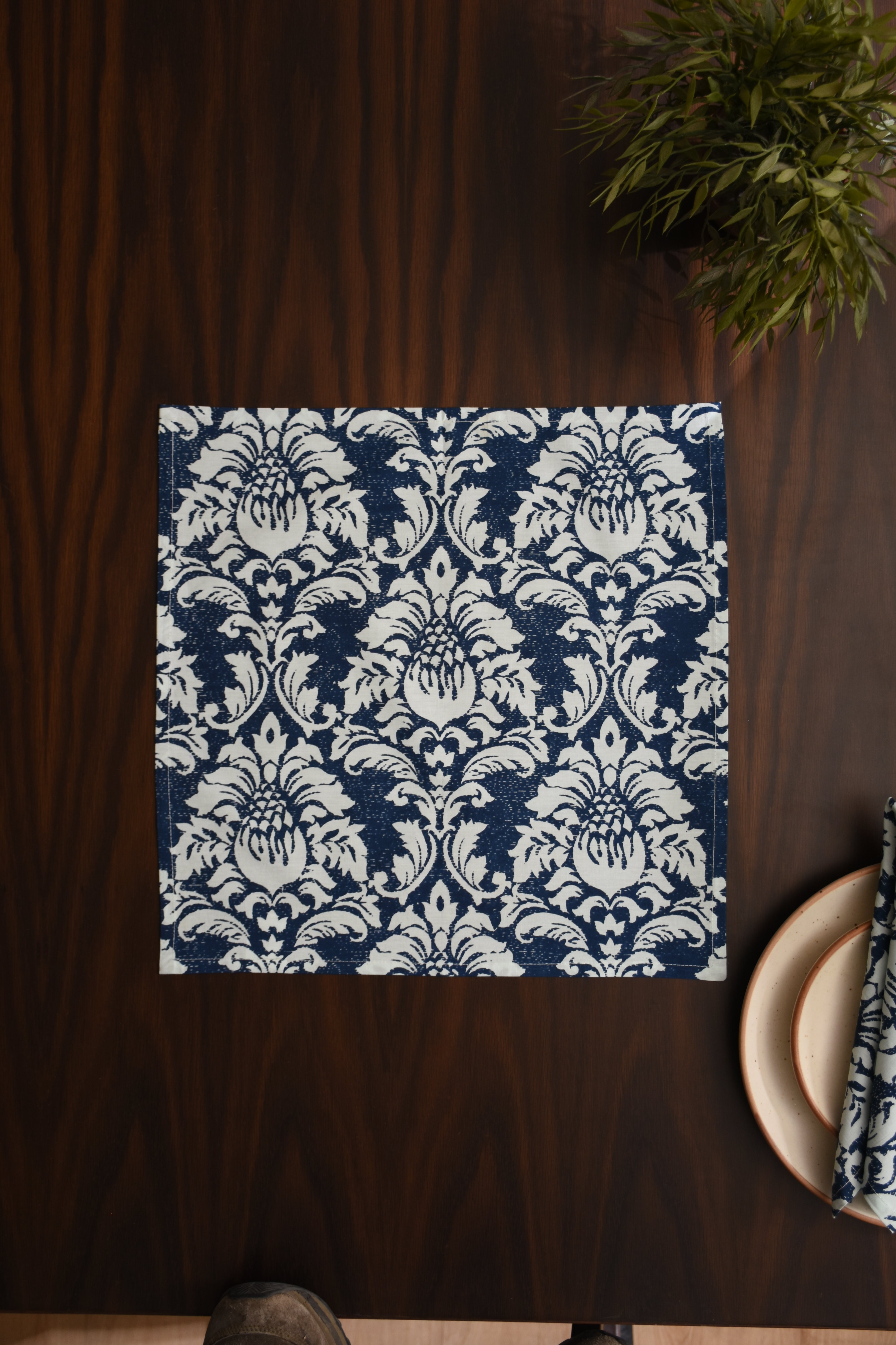 Damask Napkin 6 Pc Set