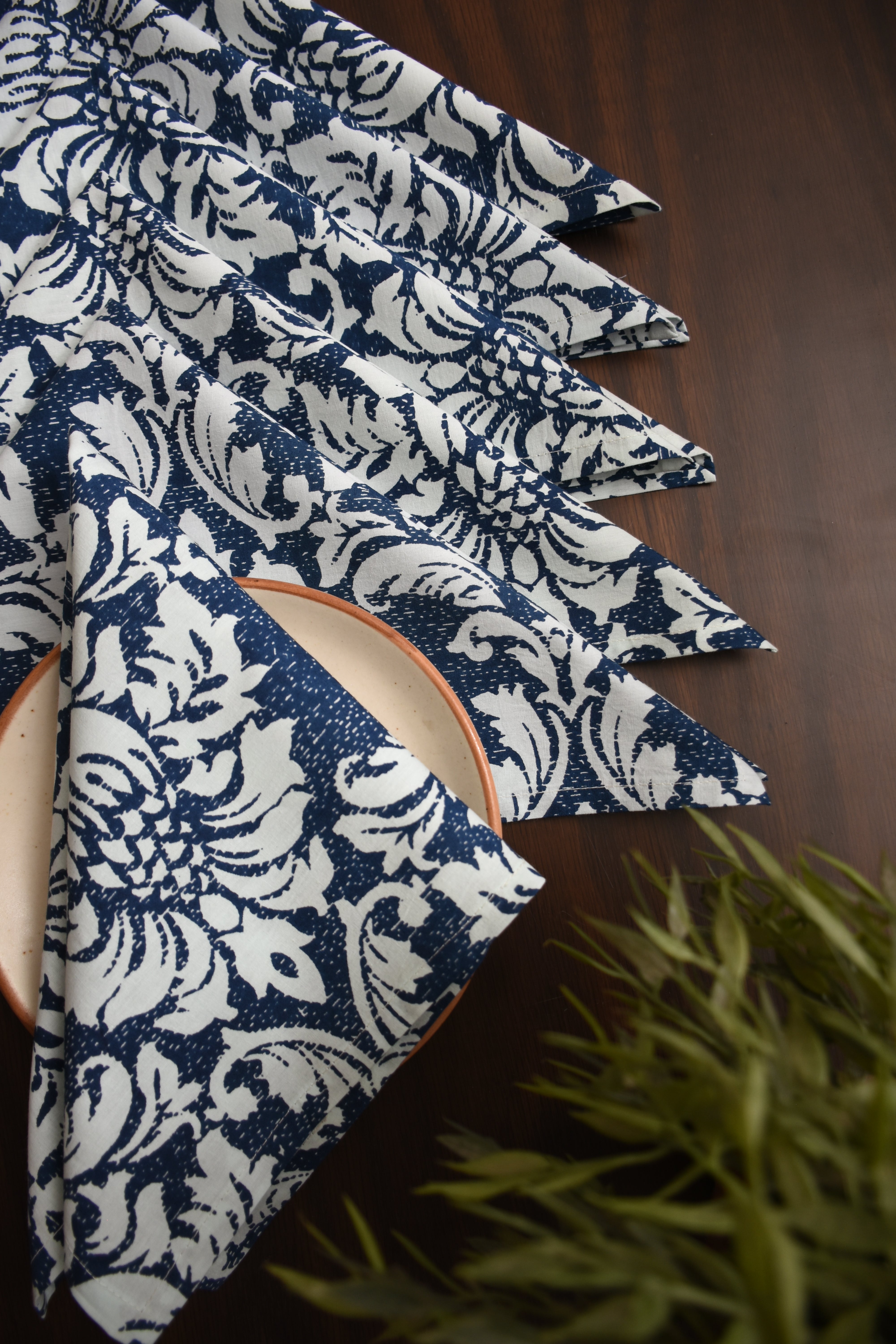 Damask Napkin 6 Pc Set