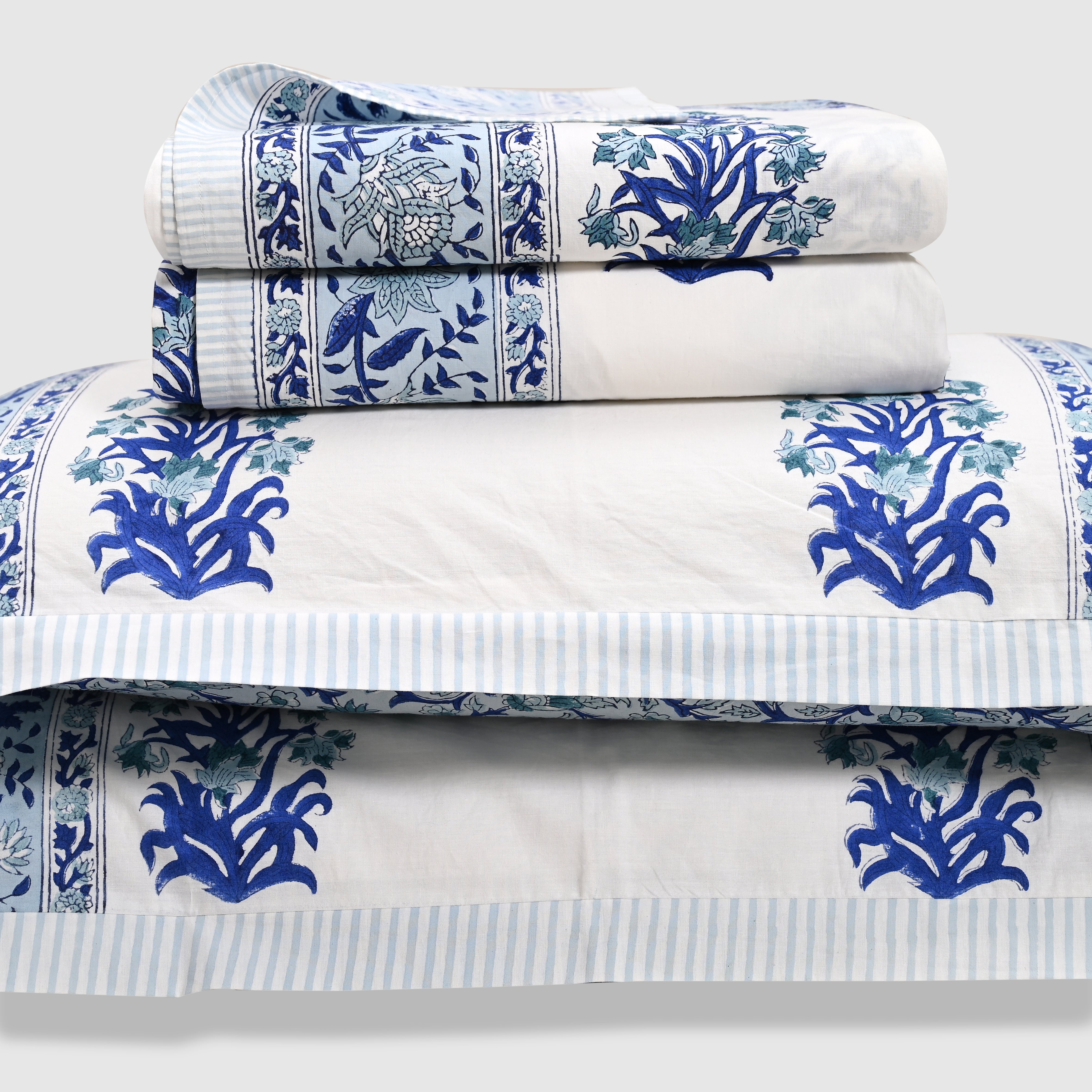 Kamla Block Printed Bed Sheet