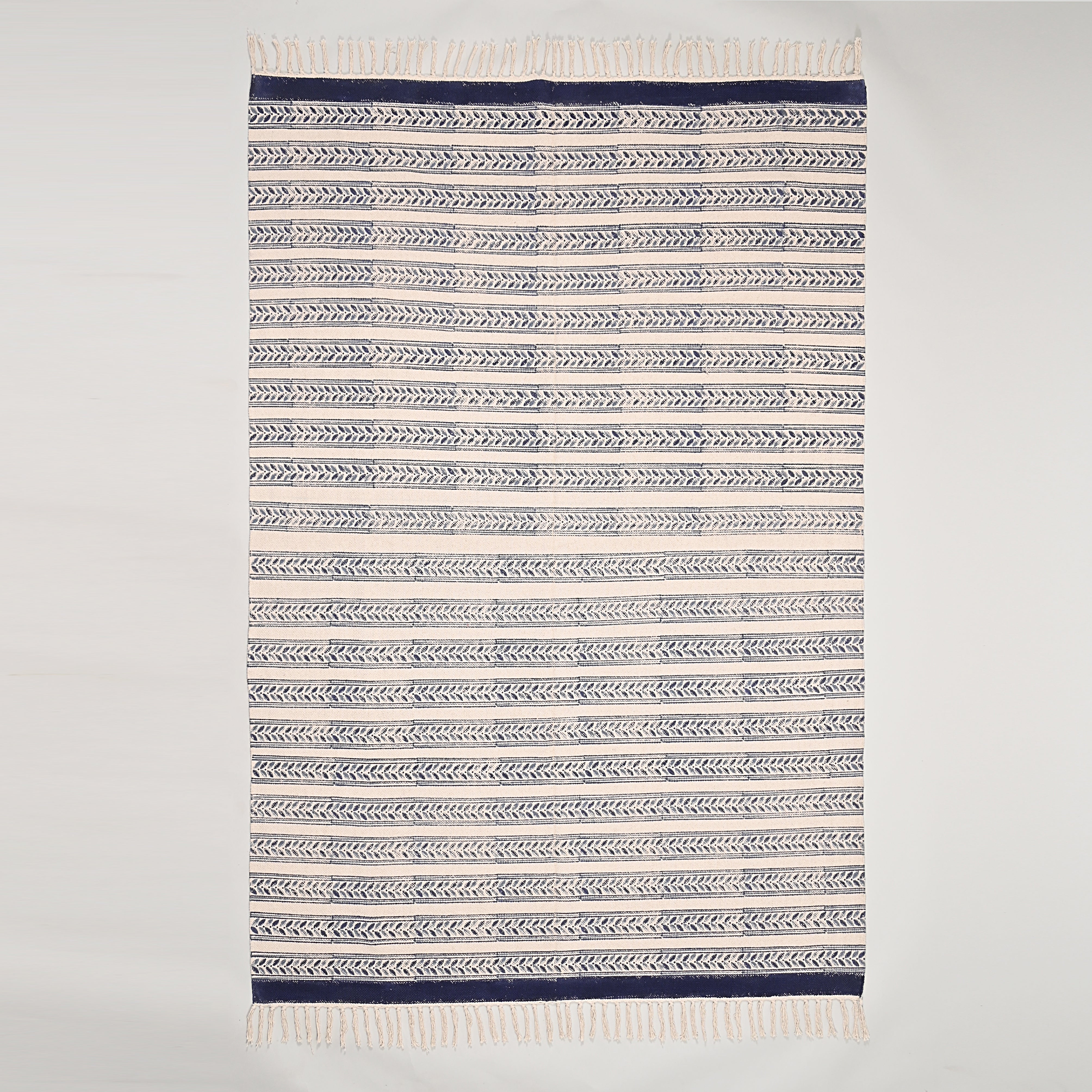 Formentera Block Printed Area Rug