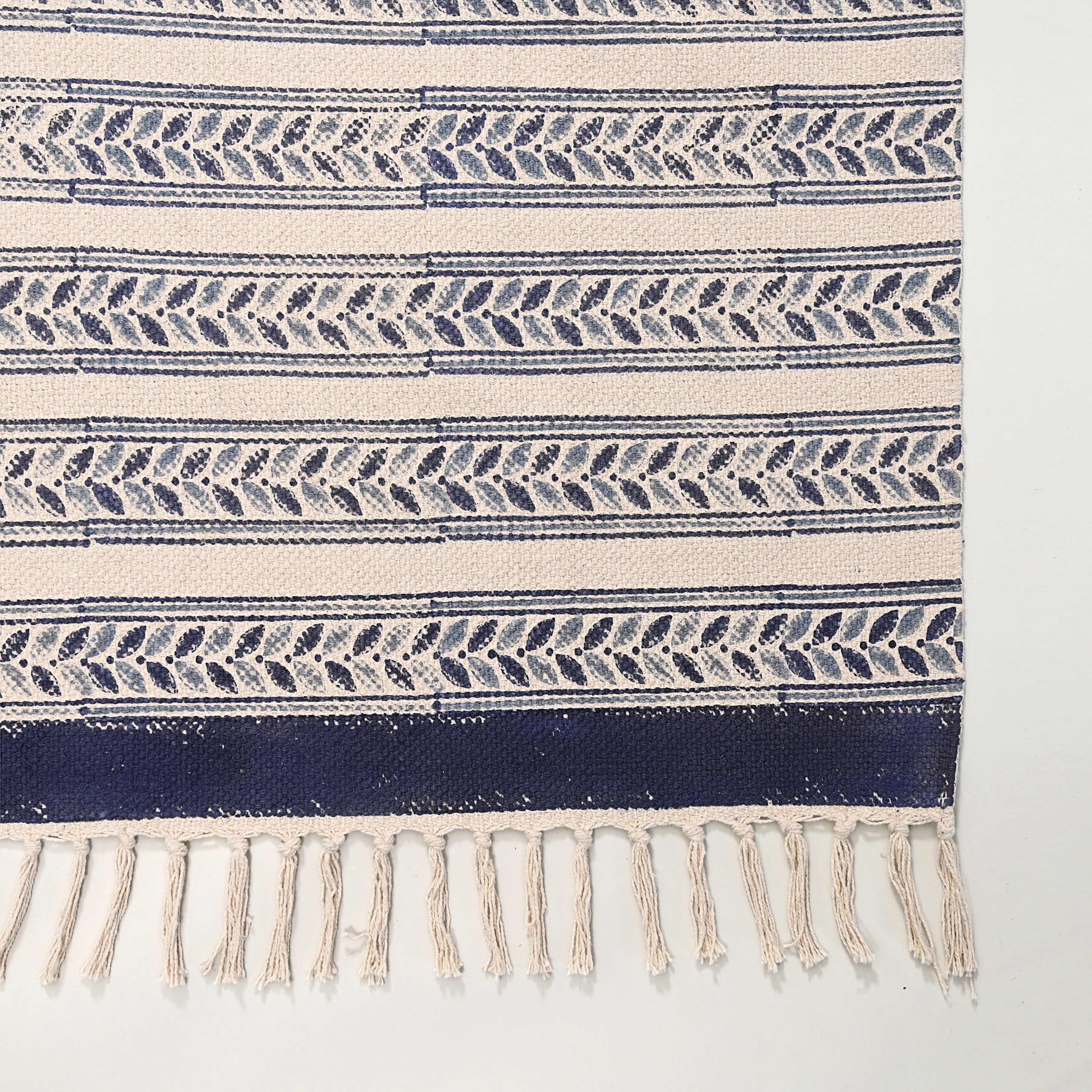 Formentera Block Printed Area Rug