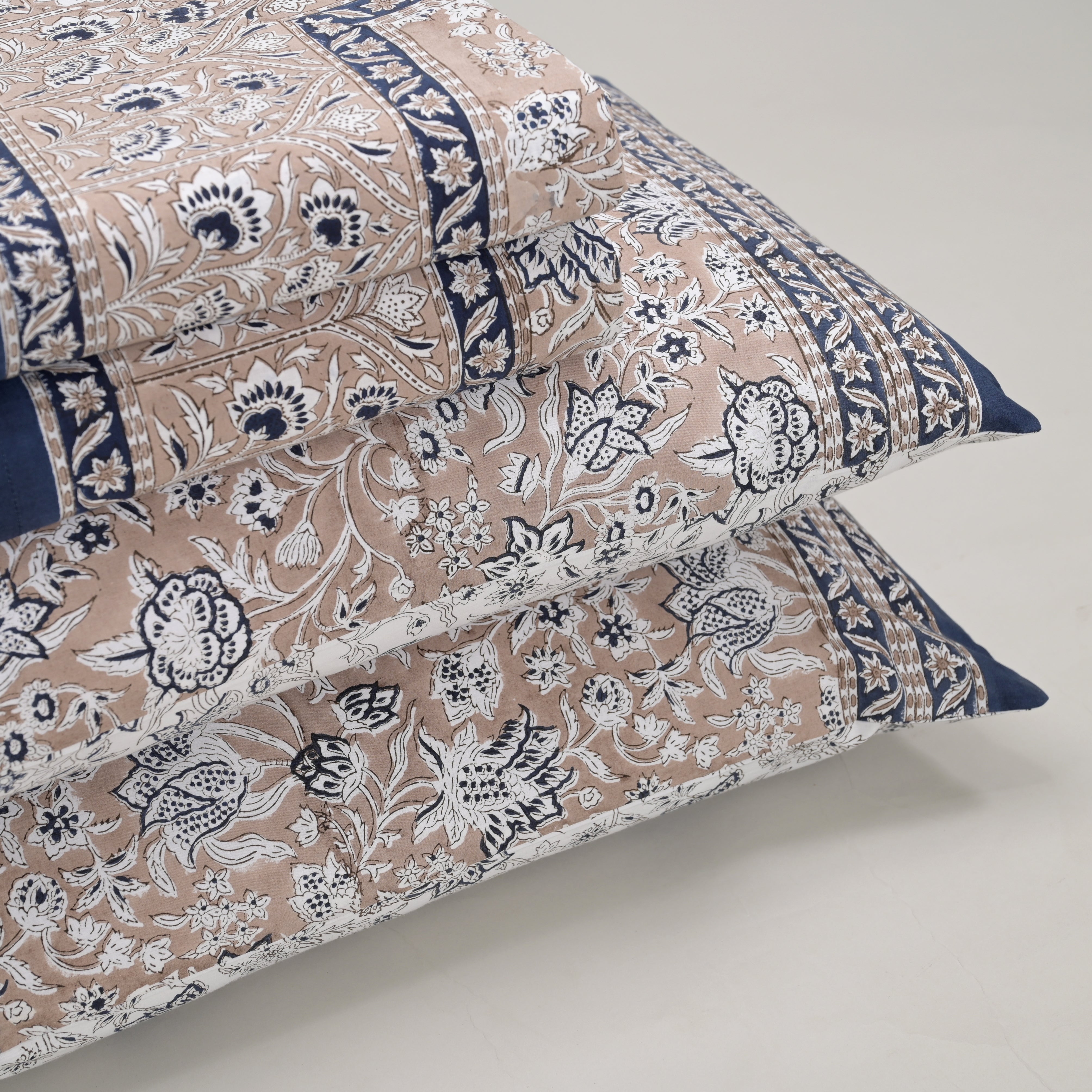 Florence Block Printed Bed Sheet set