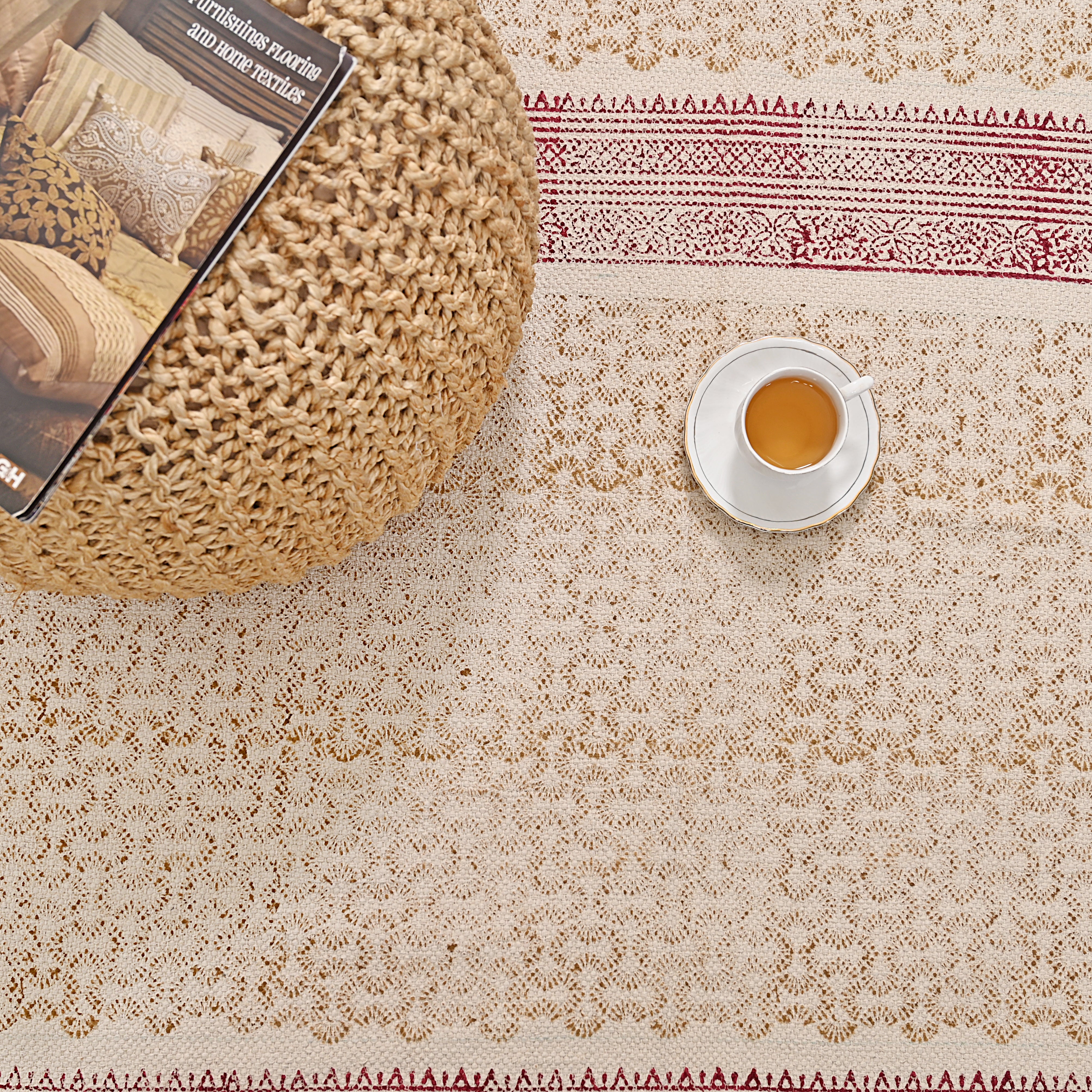 Jaipur Block Printed Area Rug