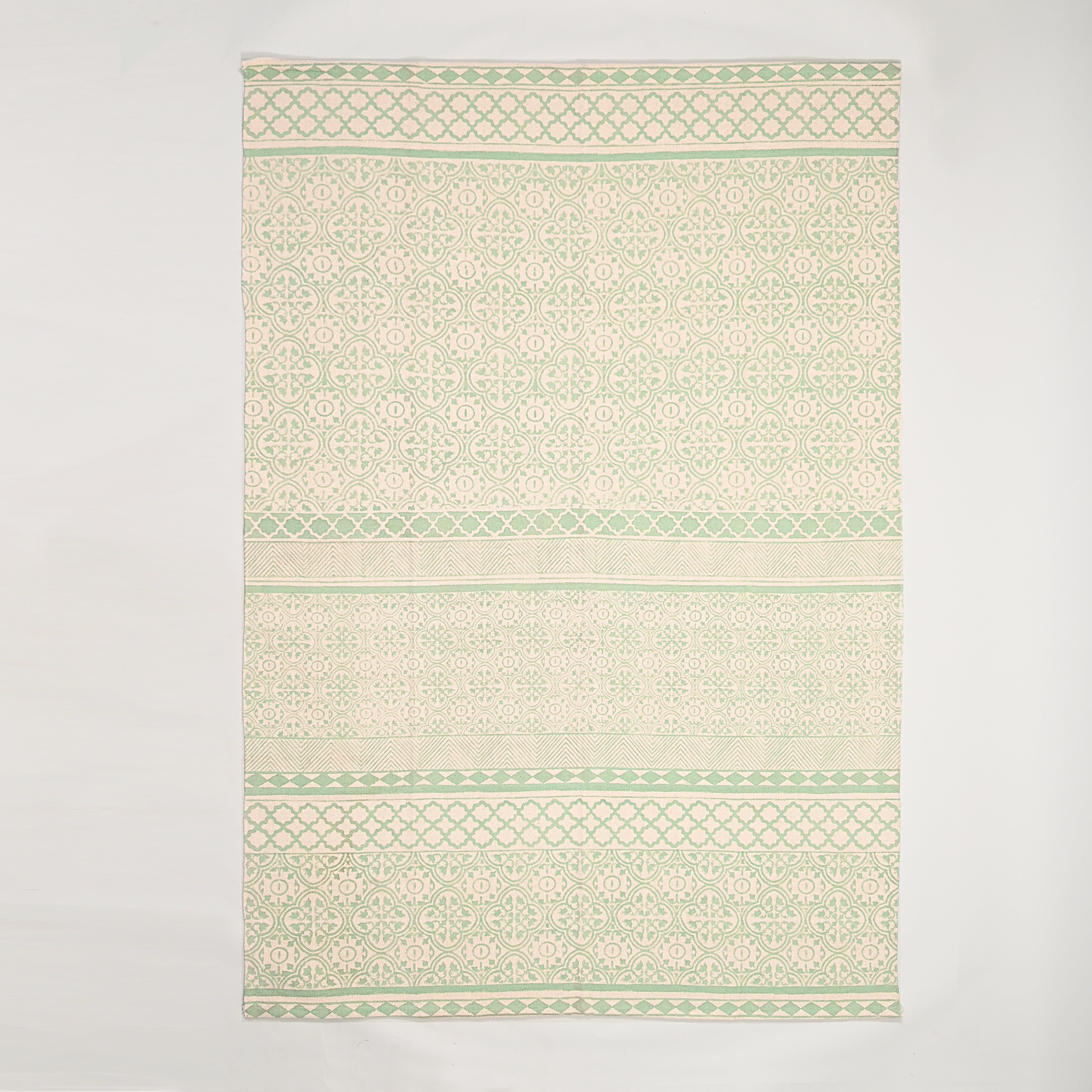 Persian Block Printed Area Rug