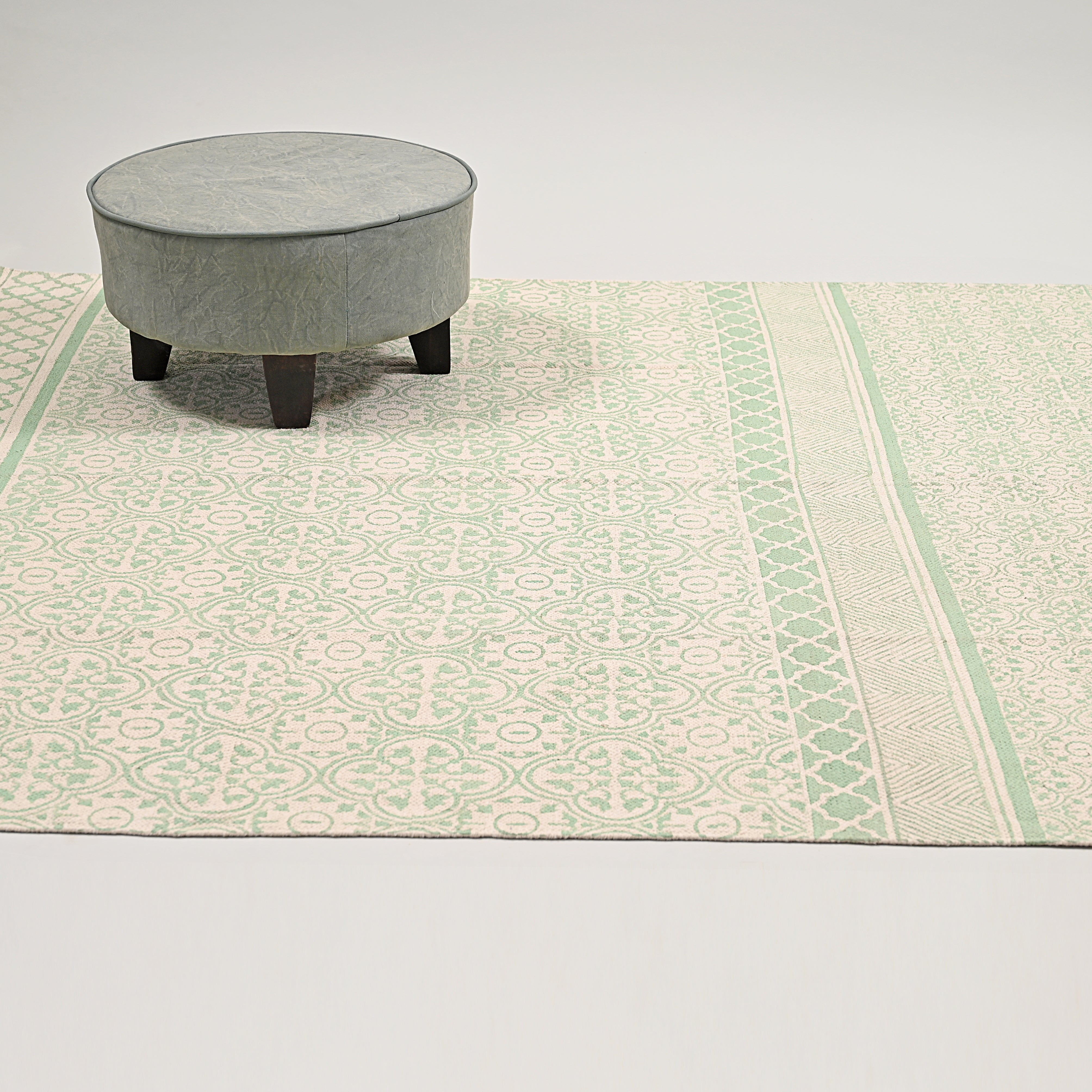 Persian Block Printed Area Rug